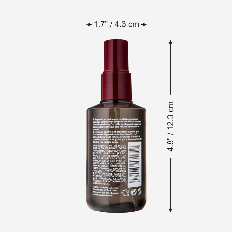 Preptonic Hair Thickening Spray for Men - 100ml | Boost Volume & Texture