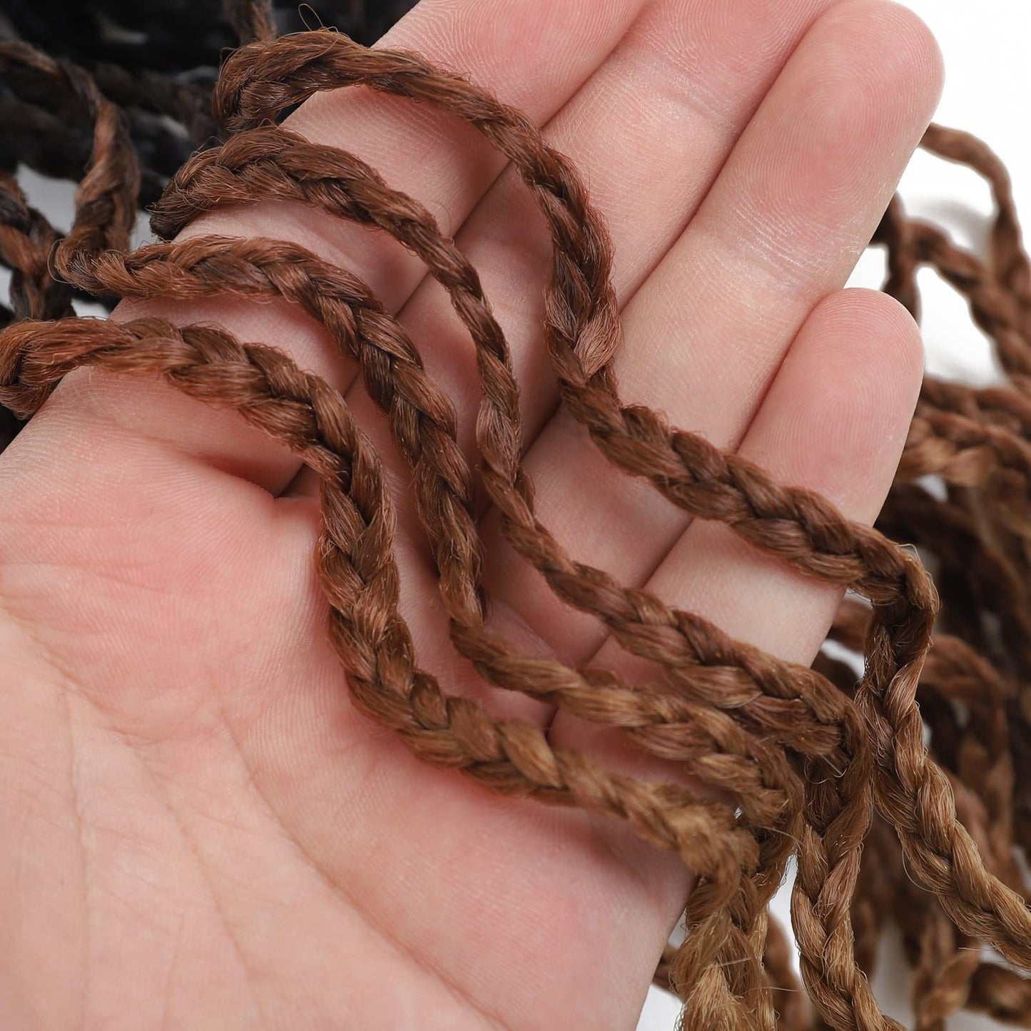 Goddess Box Braids Crochet Hair Curly Box Braid Pre Looped Crochet Hair