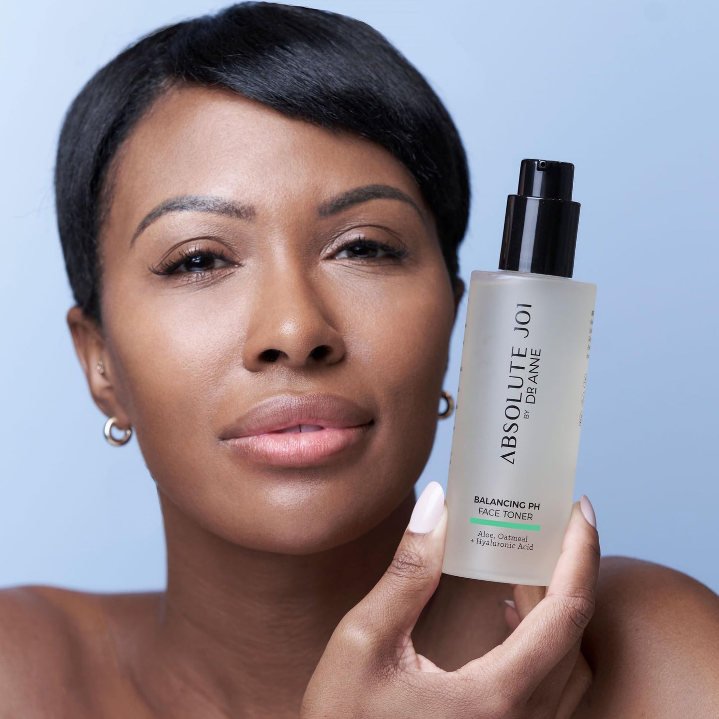 AbsoluteJOI Balancing pH Face Toner, Alcohol-Free Hydrating Toner with Aloe Vera, Oat, & Hyaluronic Acid - Fragrance-Free Skincare for Sensitive Skin | 200ml Bottle