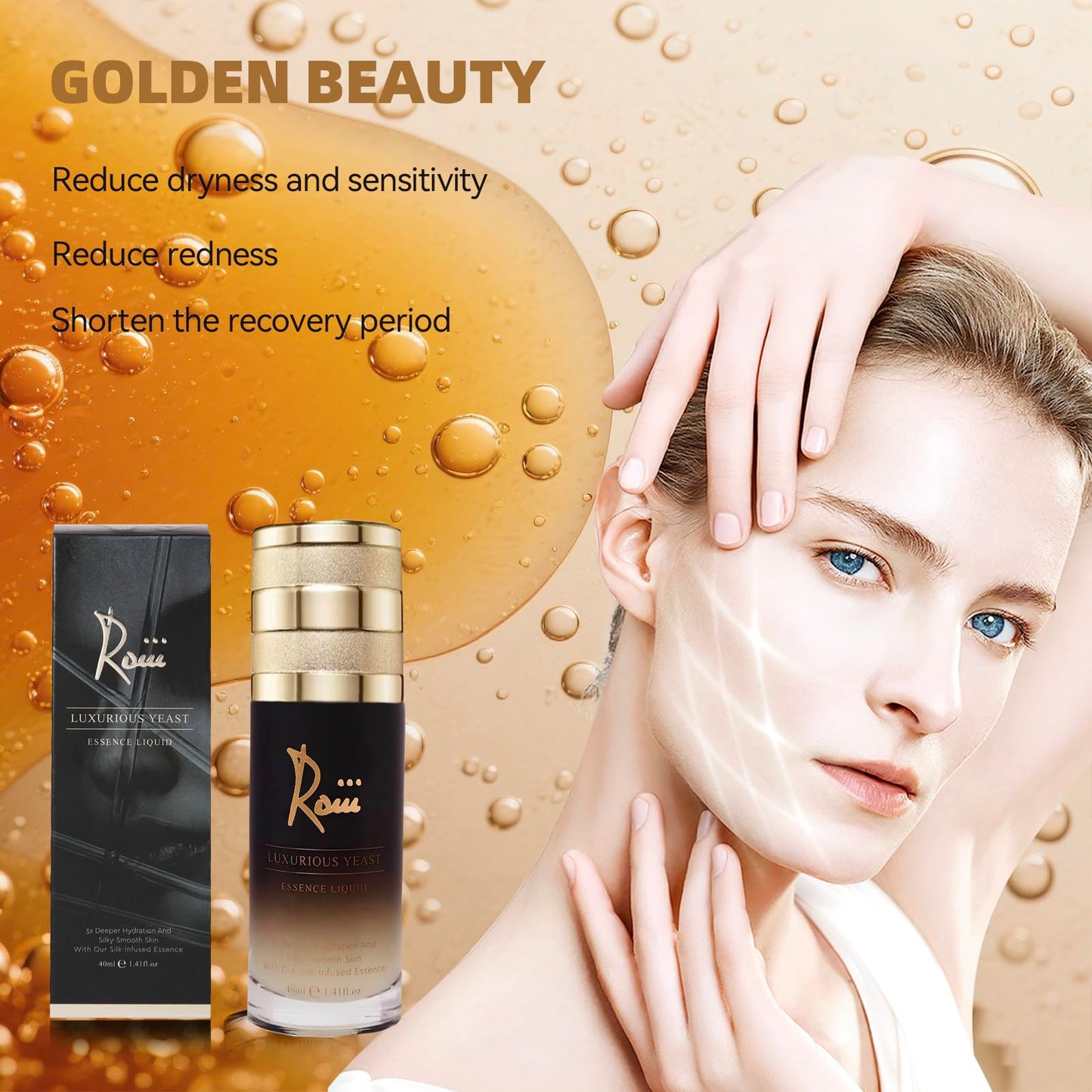 Roiii Anti-Aging Face Serum Ageless Enriching Renewal Neck Serum For Women Men,Collagen | Moisturizing Skin Serum for Firmer Skin to Reduce Appearance of Fine Lines Hyaluronic Acid Day&Night