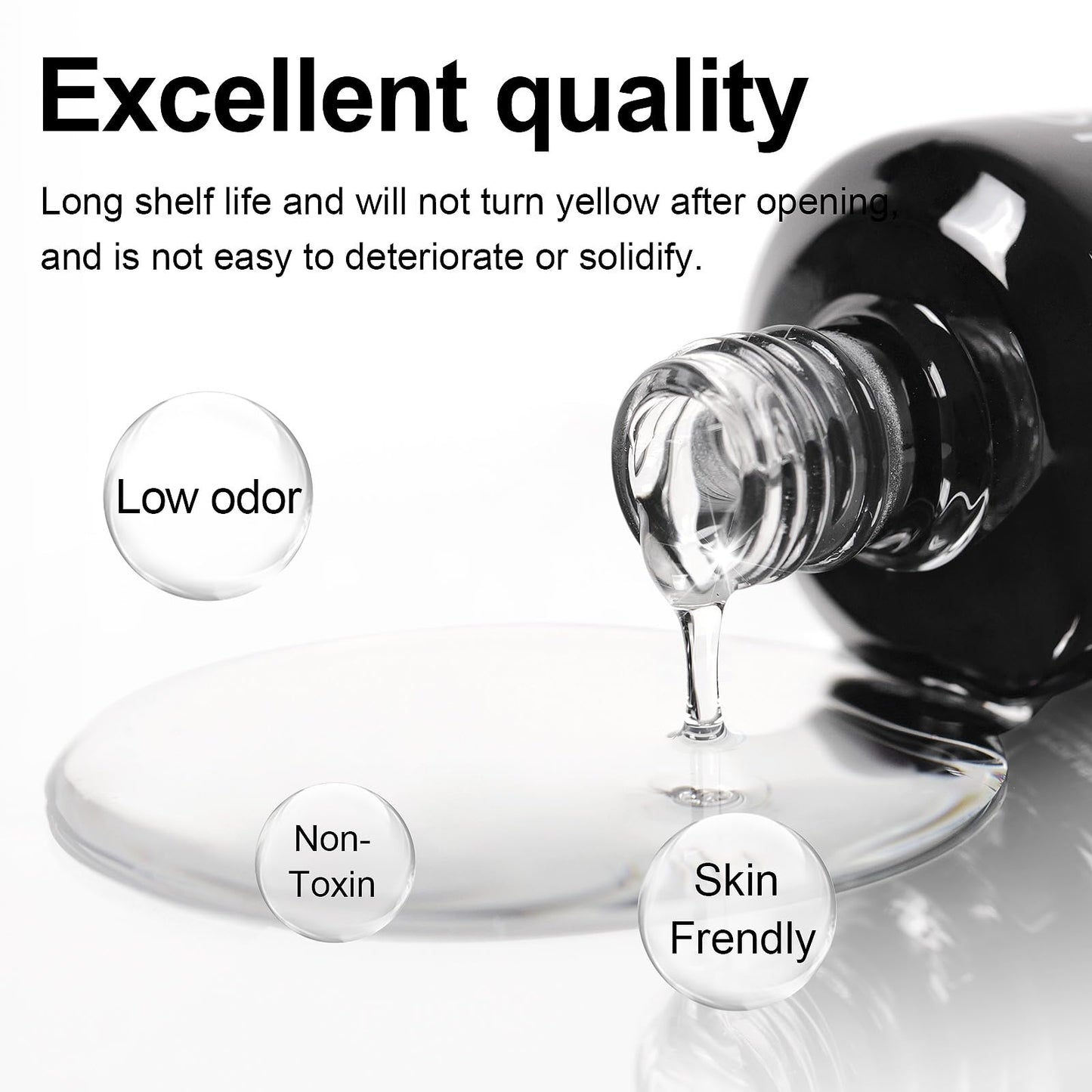 L'UGX Gel Top Coat – Glossy Gel Top Coat 30+ Days Shiny & Scratch-Resistant Finish, 15ml