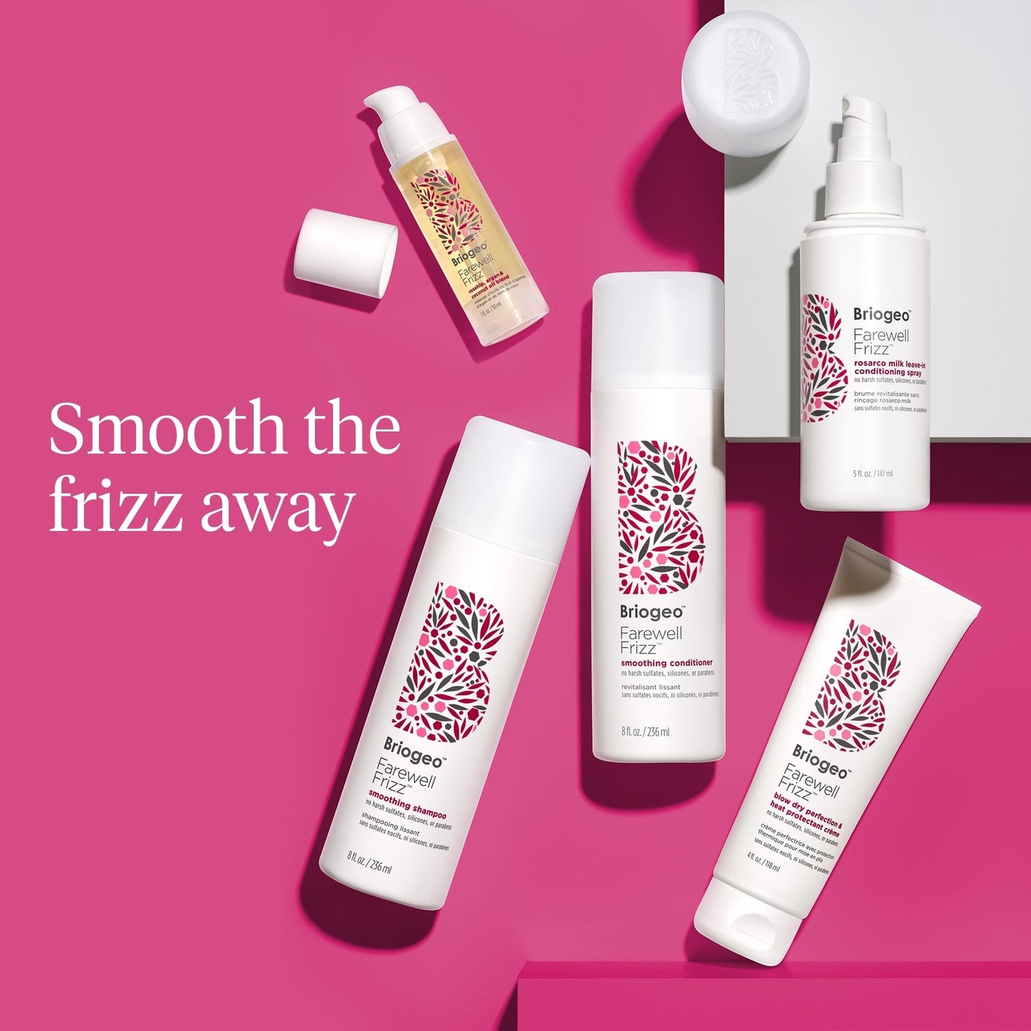 Farewell Frizz Rosehip Argan Coconut Oil Blend