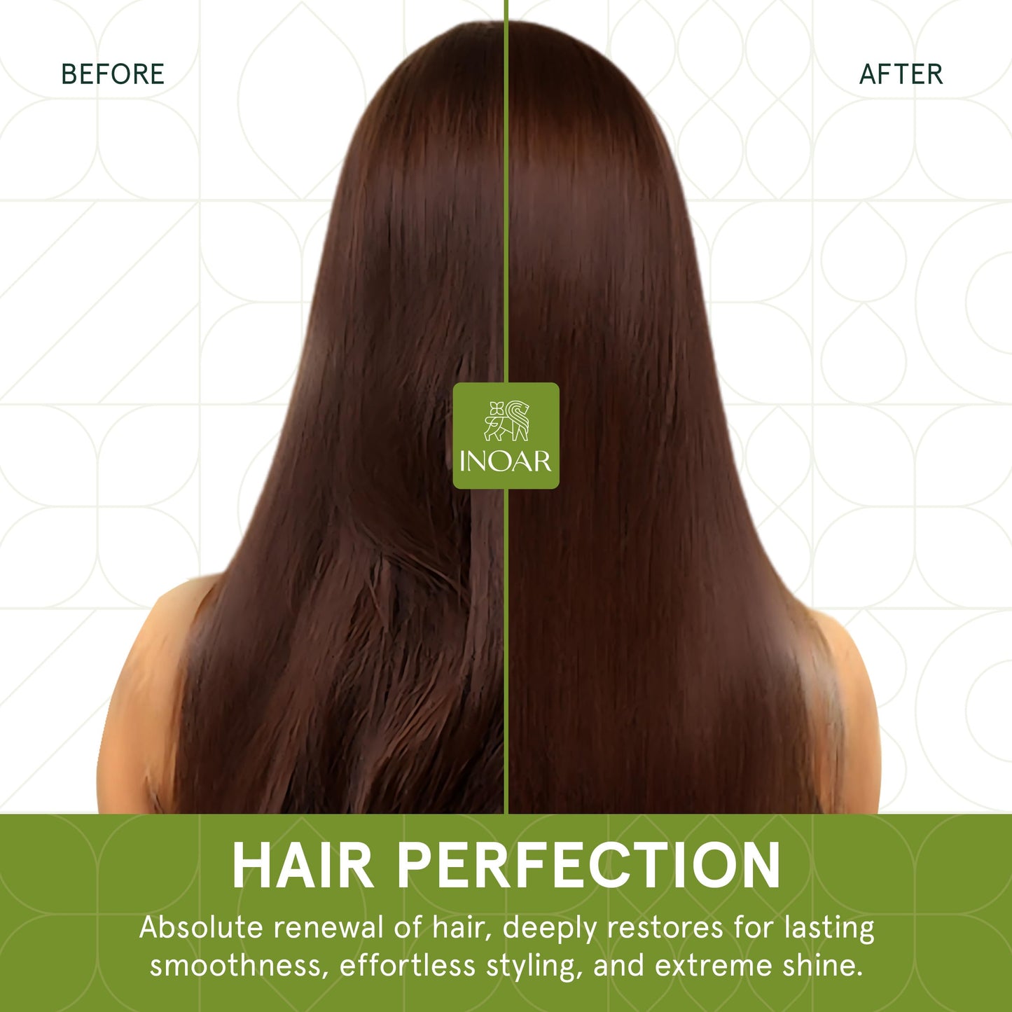 Inoar Cicatrifios Shampoo & Conditioner Renewal Haircare Duo with RejuComplex3 & Argan Oil, 2 x 16.9 Fl Oz Each