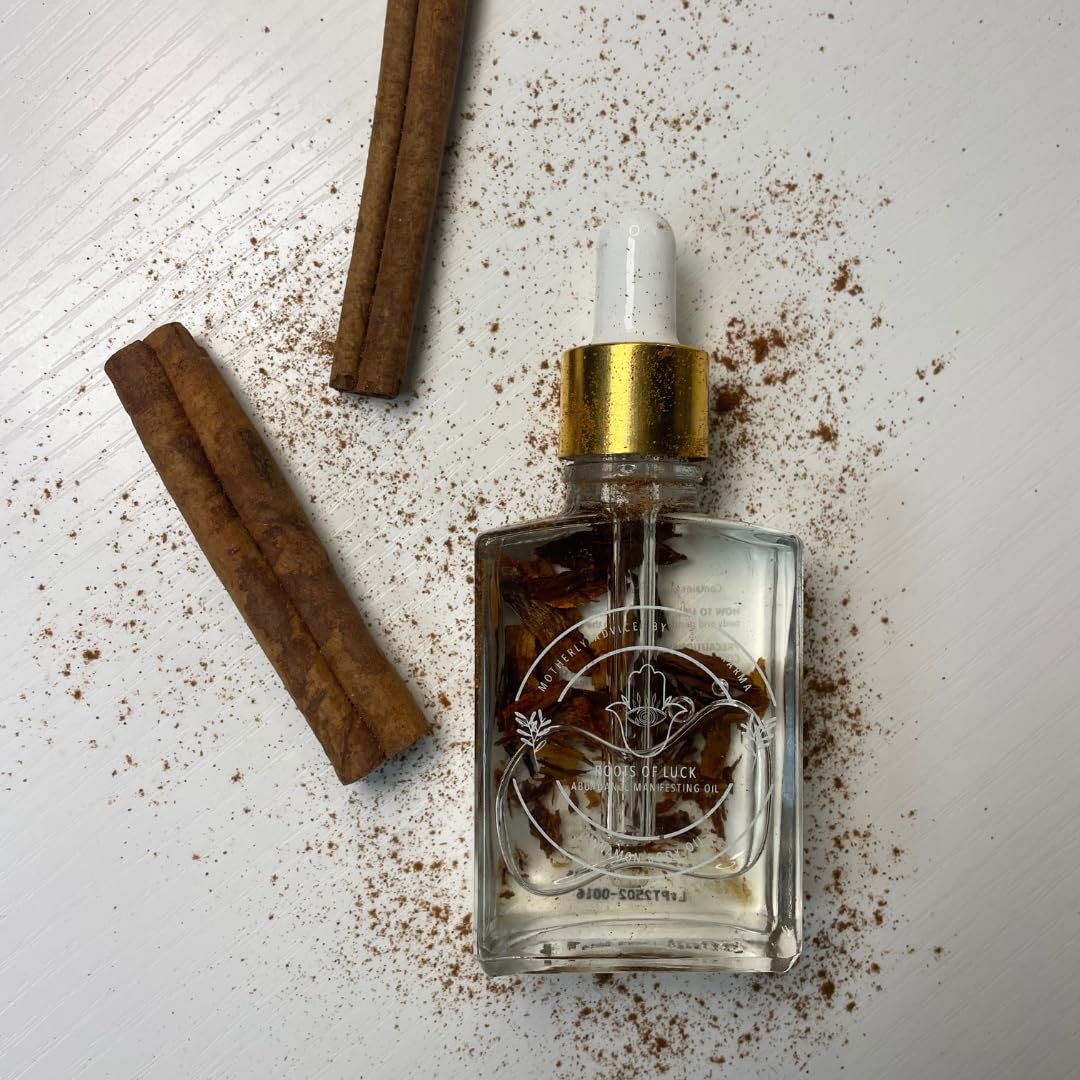 Motherly Advice: Roots of Luck Manifesting Oil- by Dani's Karma- Attracts Money, Abundance & Luck, Protection