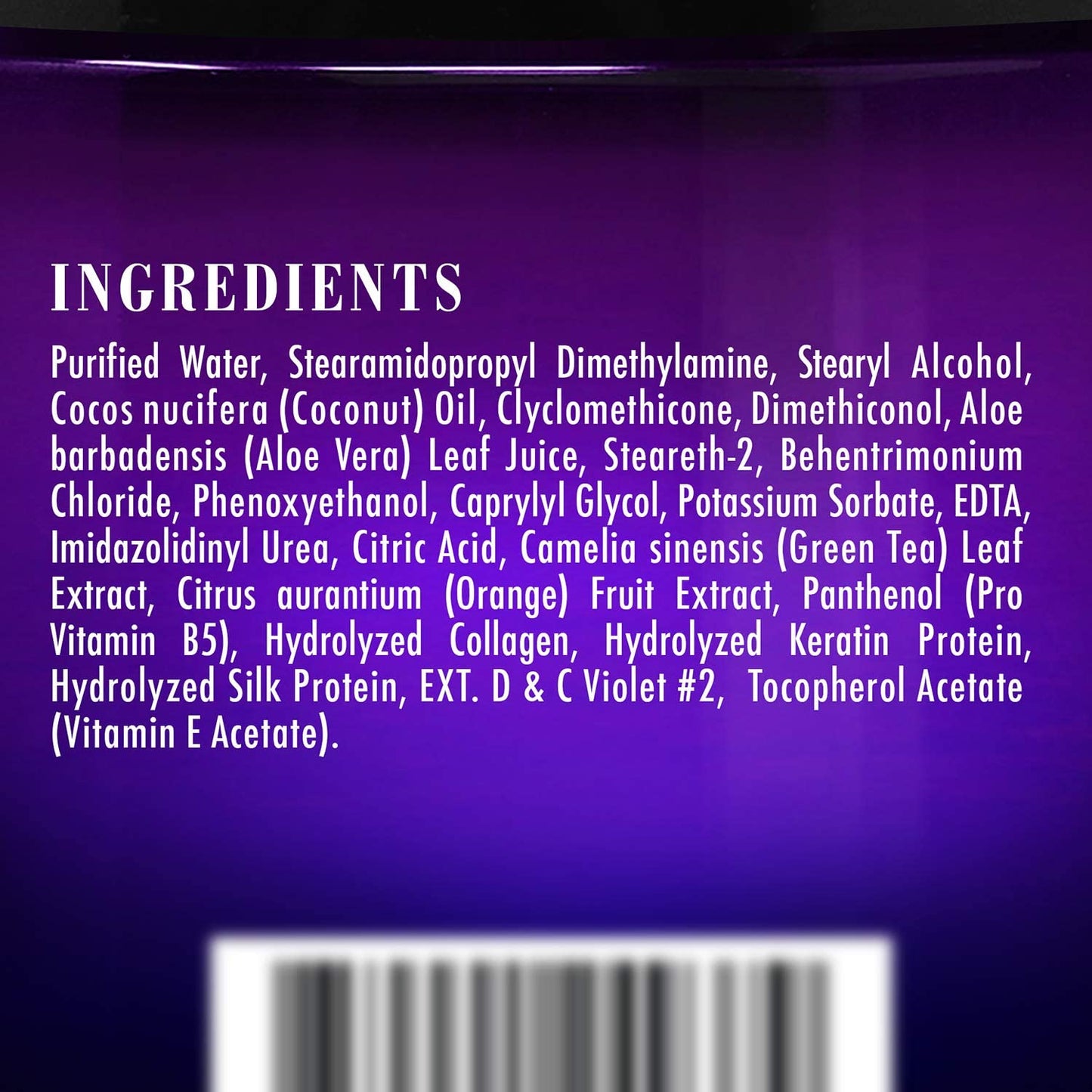 Purple Hair Mask for Blonde, Silver & Gray Hair - Sulfate & Paraben Free | 8 Fl Oz