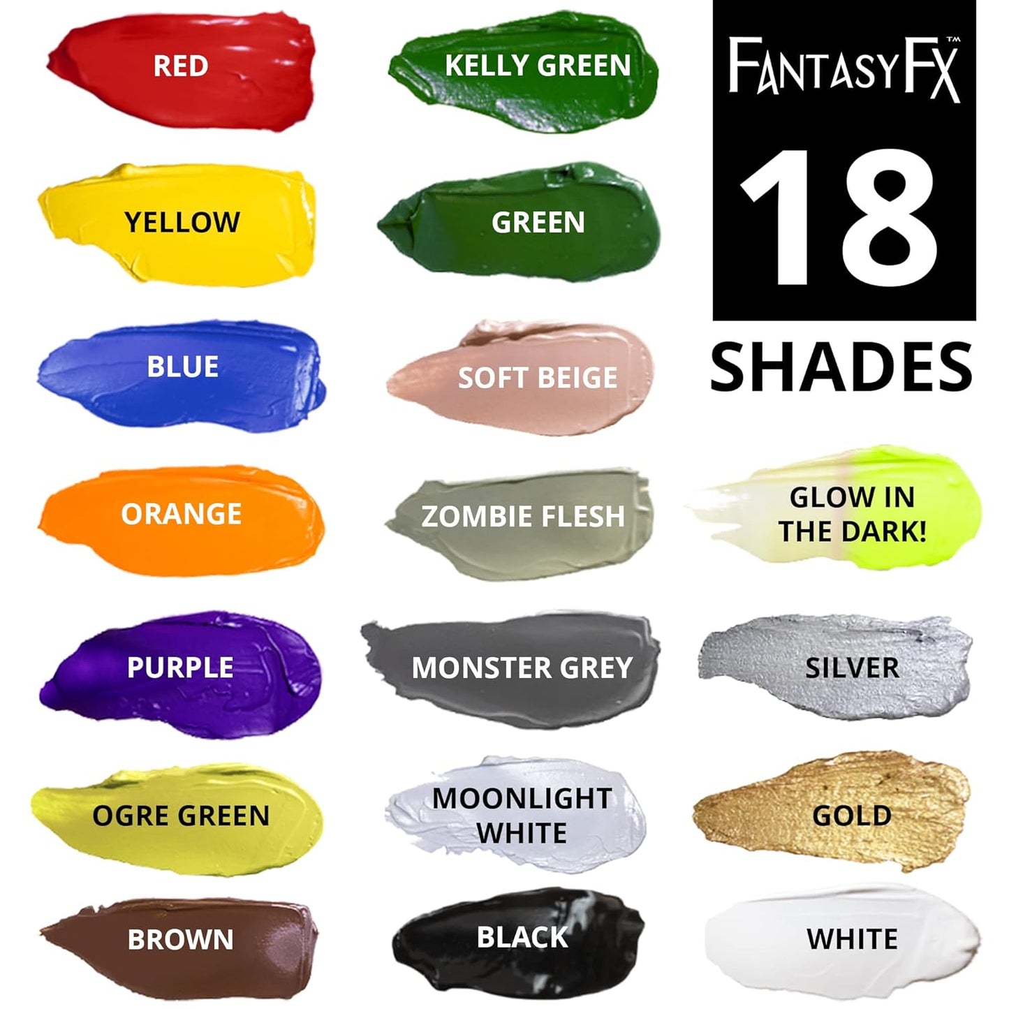 **Mehron Makeup Fantasy FX Cream - Ogre Green Face & Body Paint for Halloween | 1 fl oz (30ml)**