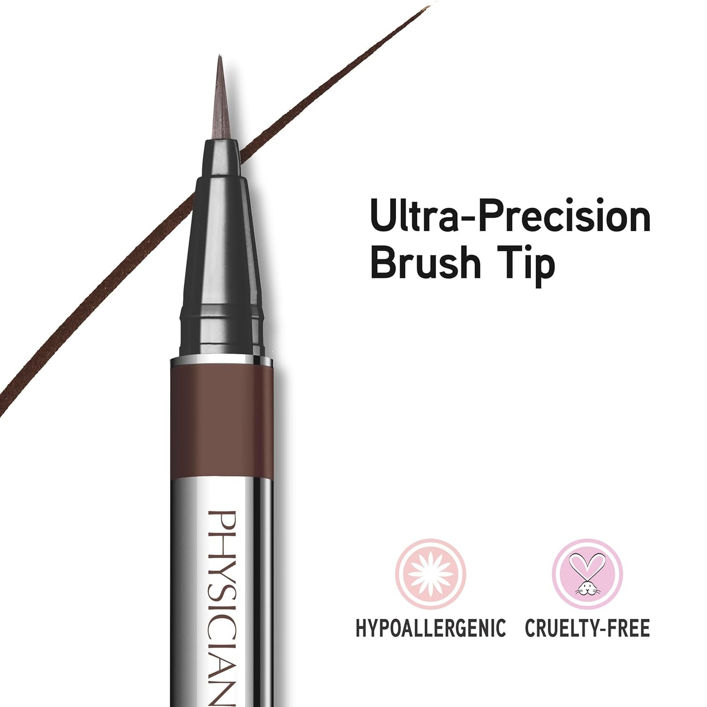 Physicians Formula Eye Booster - Lash-Enhancing 2-in-1 Eyeliner Serum | Hypoallergenic, Vegan, Deep Brown