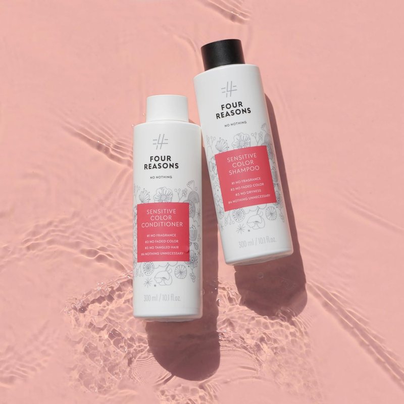 Sensitive Shampoo for Color Treated Hair - Fragrance Free & Hypoallergenic | Vegan, Paraben Free, 10.14 fl oz