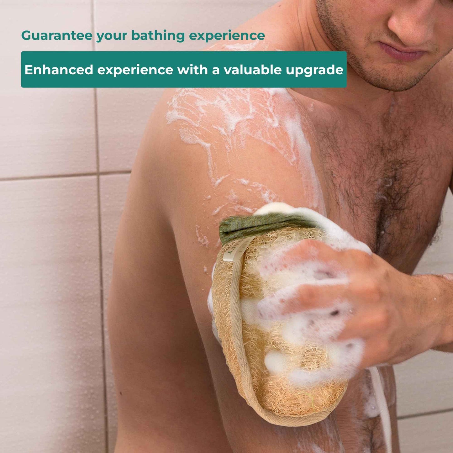 LUFAFY Loofah Soap Saver Bag, Soap Savers for Bar Soap, Bar Soap Pouch, Bar Soap Loofah Pouch, Soap Bags Mesh Exfoliating (Pack of 2)