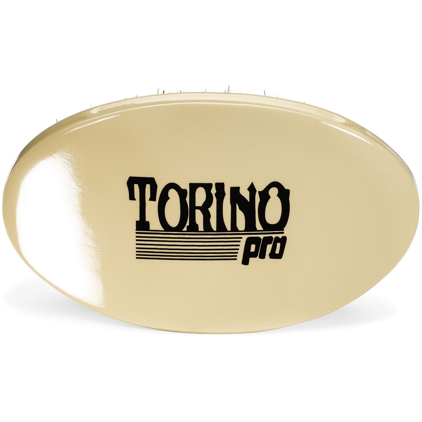 Torino Pro Wave Brush #1510 - By Brush King - Curved, Hard Palm/Military 360 Waves