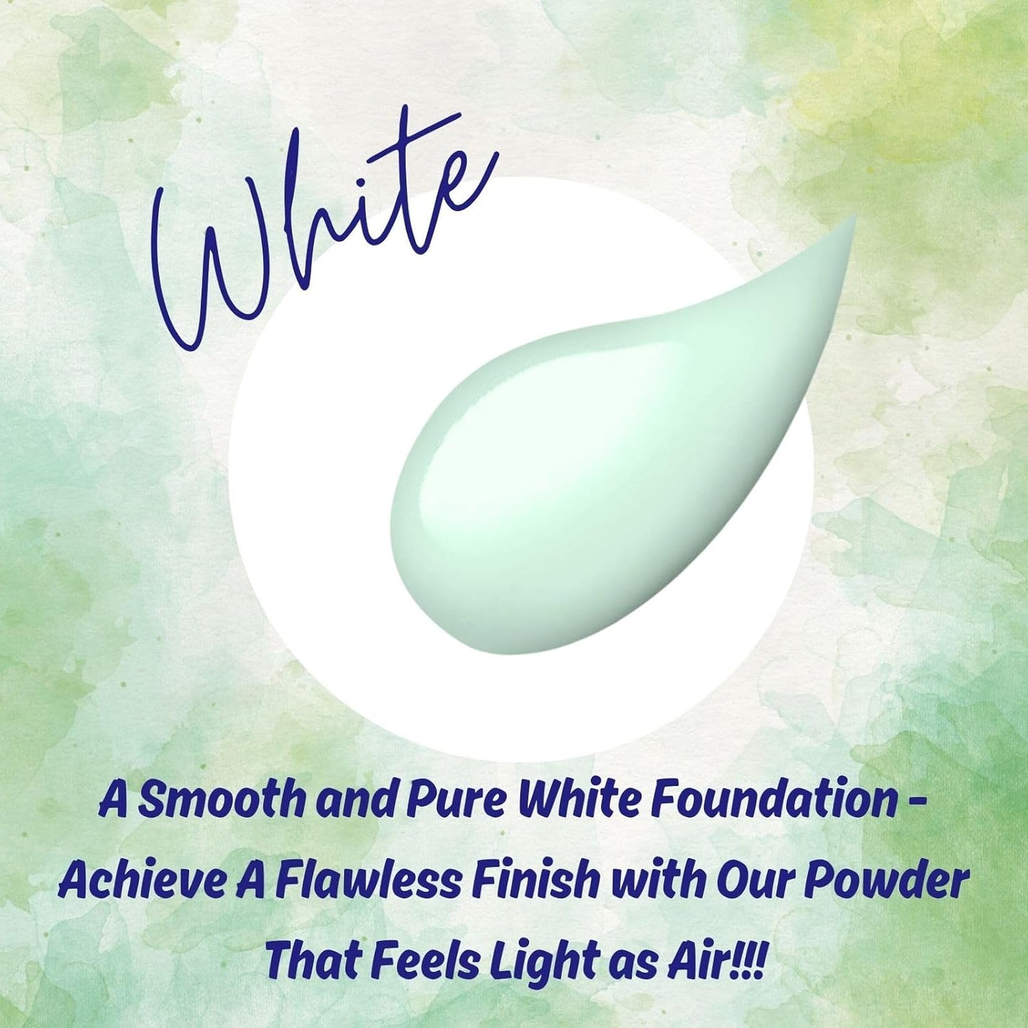 Translucent Setting Powder & Hydrating BB Cream - Organic Foundation with Shea Butter | White Floral Bouquet