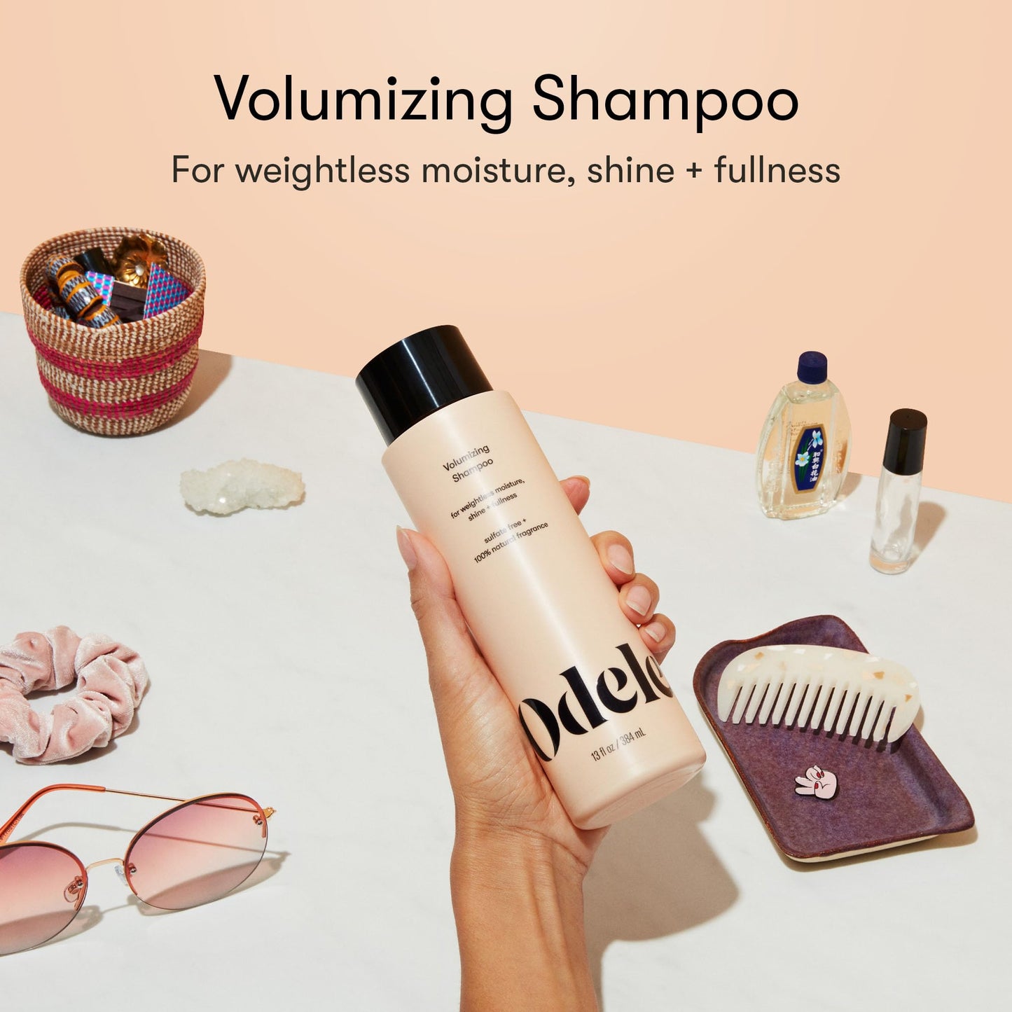 Odele Volumizing Sulfate-Free Shampoo for Lift & Fullness, 13 fl oz