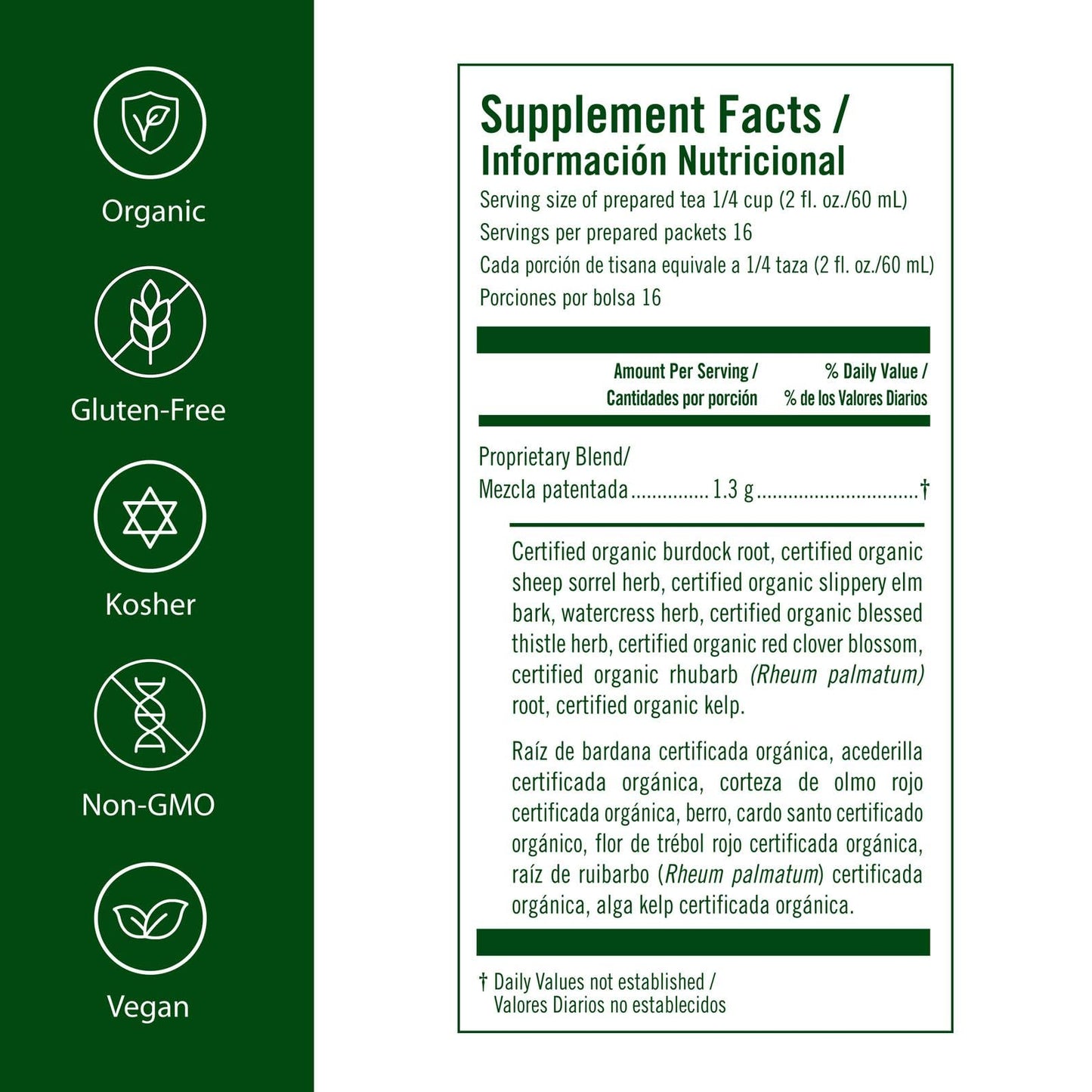 FLORA - FlorEssence Dry Tea Blend, Gentle Detox & Cleanse, 2.2 Oz