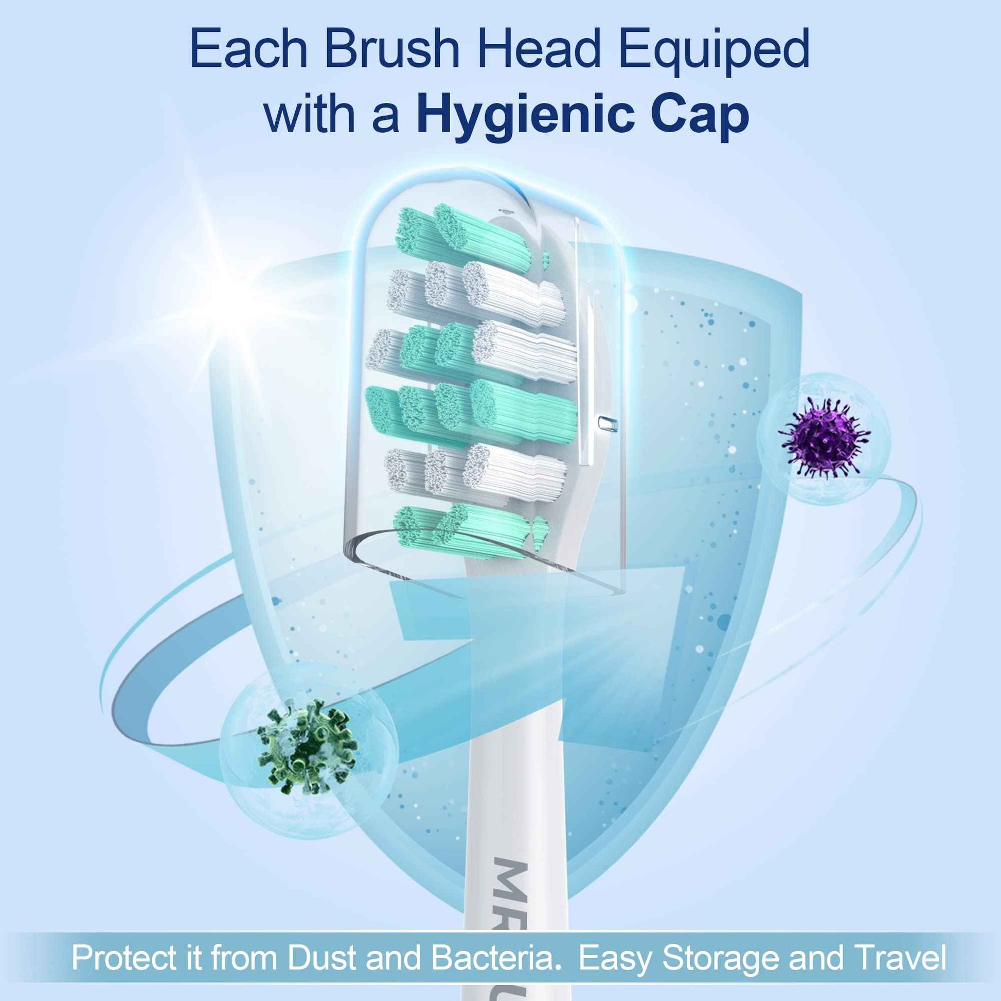 MRYUESG Toothbrush Replacement Heads Compatible with Philips Sonicare, 10 Pack, MRYUESG Electric Brush Head for Phillips Plaque Control