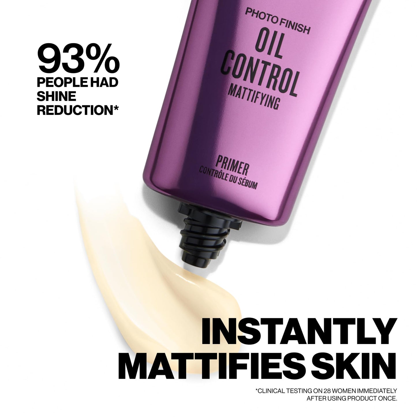 Smashbox Photo Finish Oil Control Primer | Mattifying Oil-Control Makeup Primer for 12 Hours with Salicylic Acid, Witch Hazel and Zinc to Strengthen + Hydrate Skin, 0.33 Fl Oz