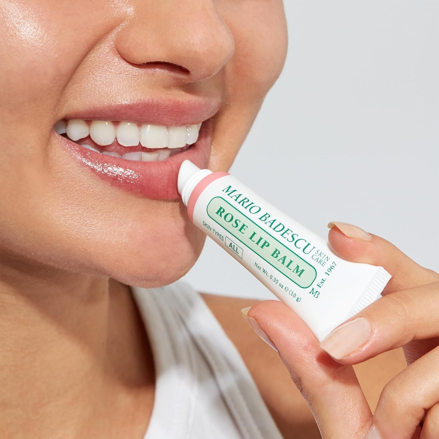 Mario Badescu Moisturizing Rose Lip Balm for Dry Cracked Lips, Infused with Coconut Oil and Shea Butter, Ultra-Nourishing Lip Care Moisturizer for Soft, Smooth and Supple Lips, 3 Pack
