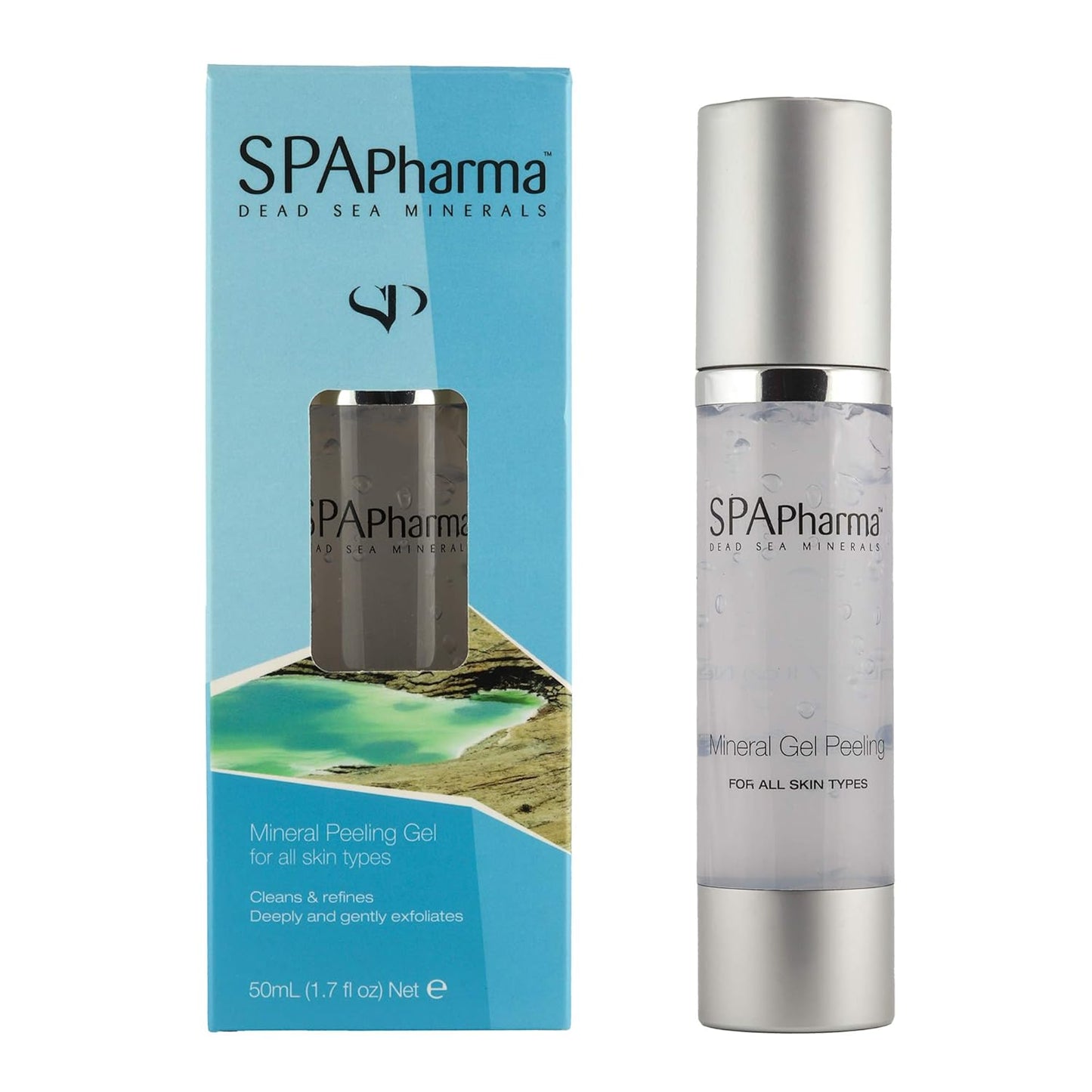 Dead Sea Minerals Peeling Gel for All Skin Types - 50ml (1.7 oz) Natural Exfoliator