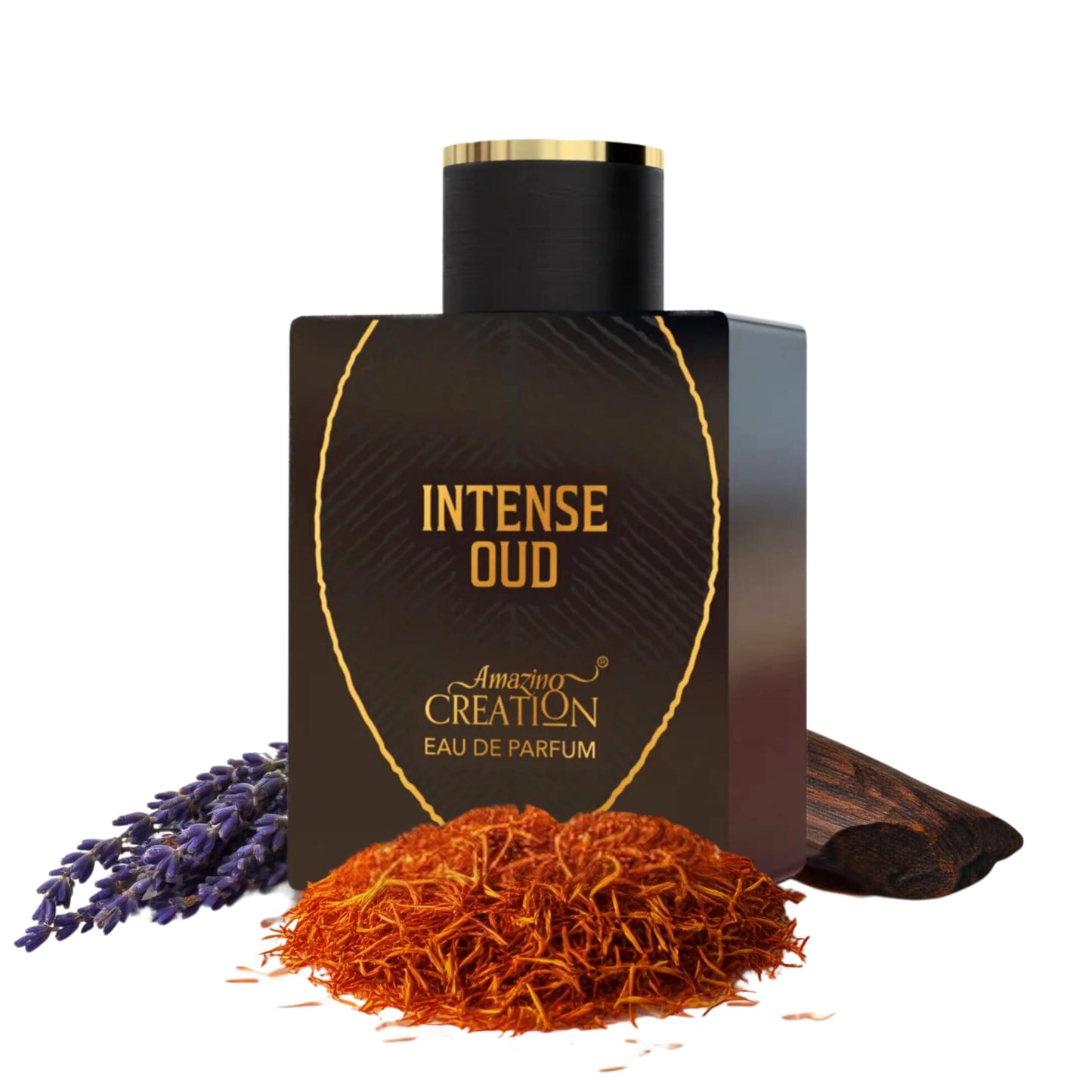 Amazing Creation Intense Oud Eau de Parfum For Men, 3.4 Fl Oz / 100ml