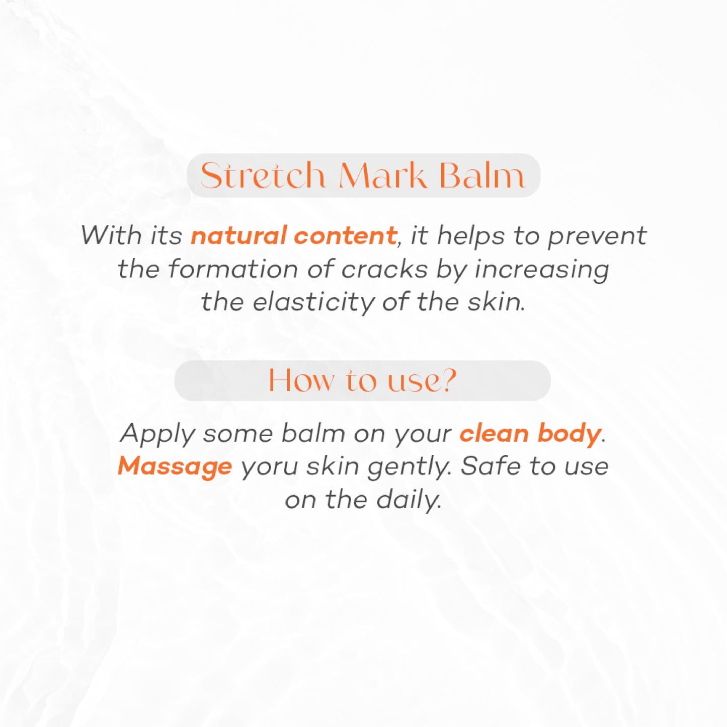 GEW’N KIRISH Natural Stretch Mark Balm – Pregnancy-Safe Moisturizer with Shea Butter, Orange Peel Oil & Jojoba | Non-Greasy, Petrolatum-Free, Whole Body Use, 8 oz