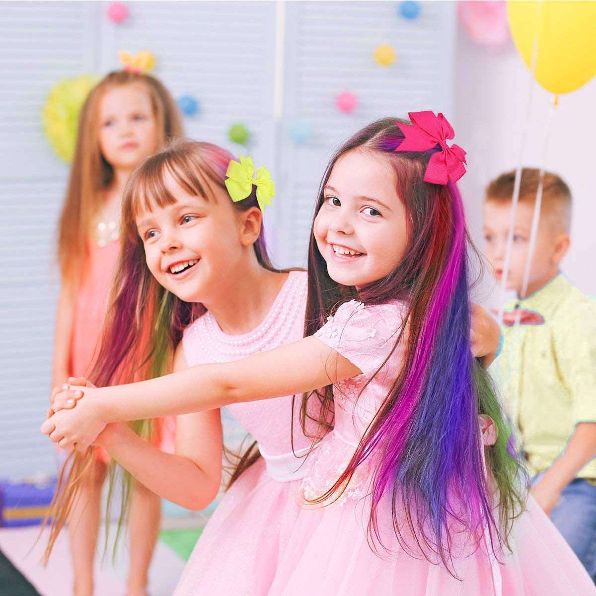 MSDADA Hair Chalk Comb for Girls 3 Pack - Temporary Washable Hair Color Dye Paint Teen Girl Gift Hair Stuff Accessories Kit