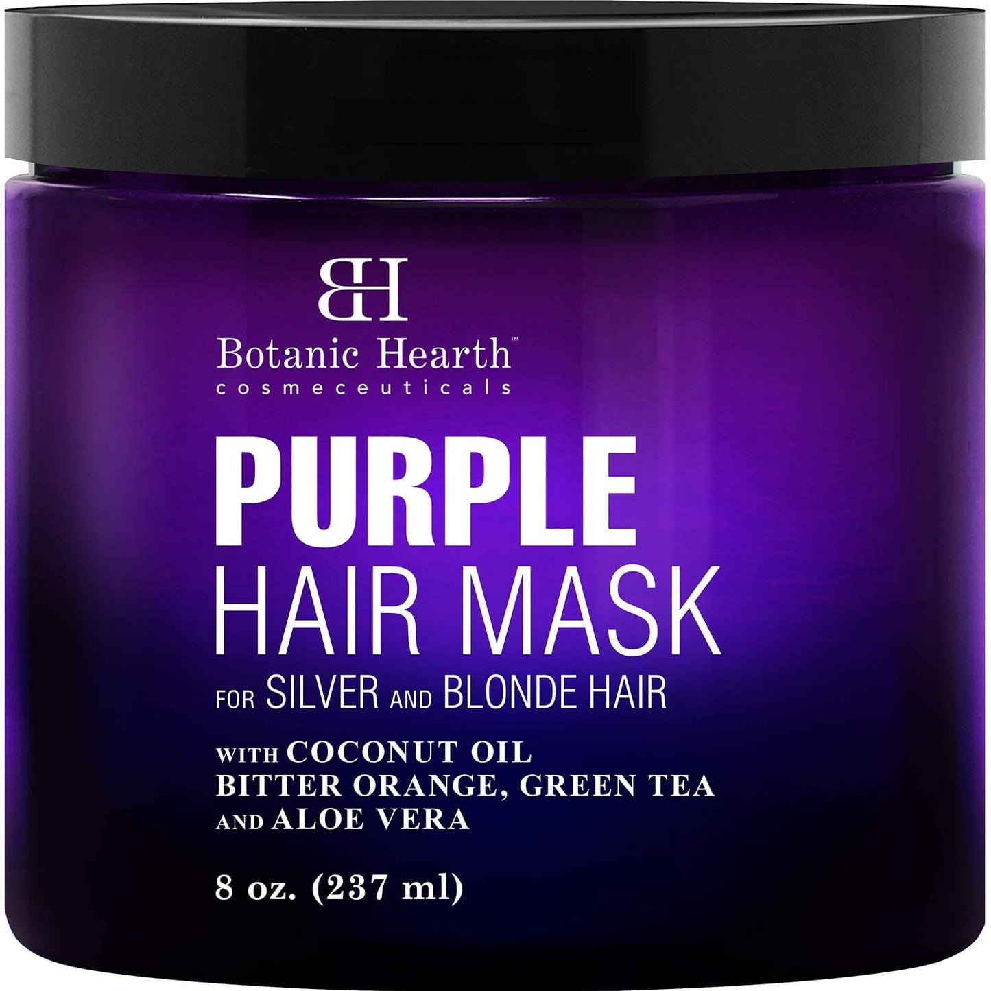 Purple Hair Mask for Blonde, Silver & Gray Hair - Sulfate & Paraben Free | 8 Fl Oz