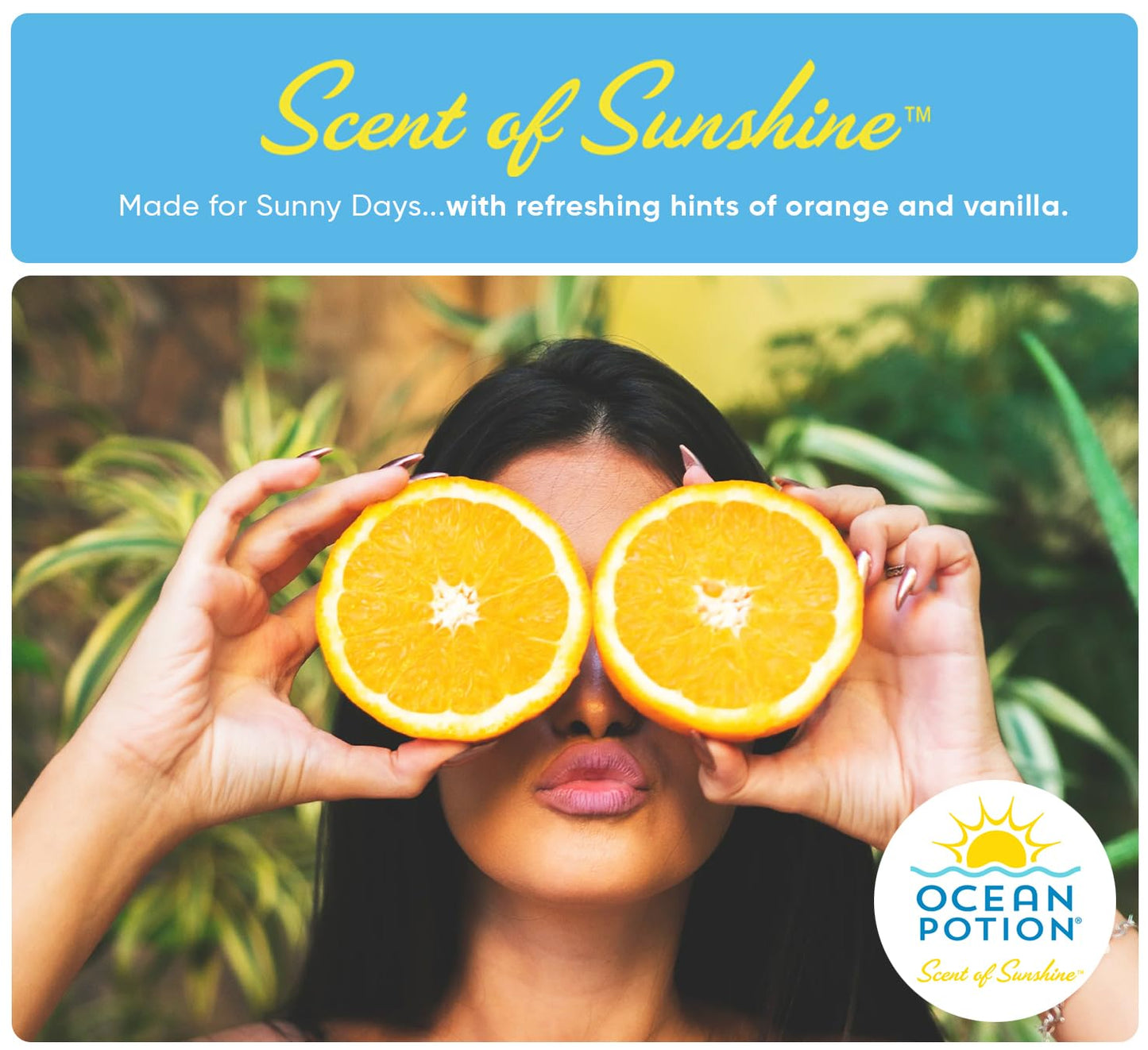Ocean Potion SPF 50 Sunscreen Body Lotion, Broad Spectrum UVA/UVB Sun Protection with Aloe and Vitamin E, Water-Resistant Non-Greasy Sunscreen, 6.8 oz