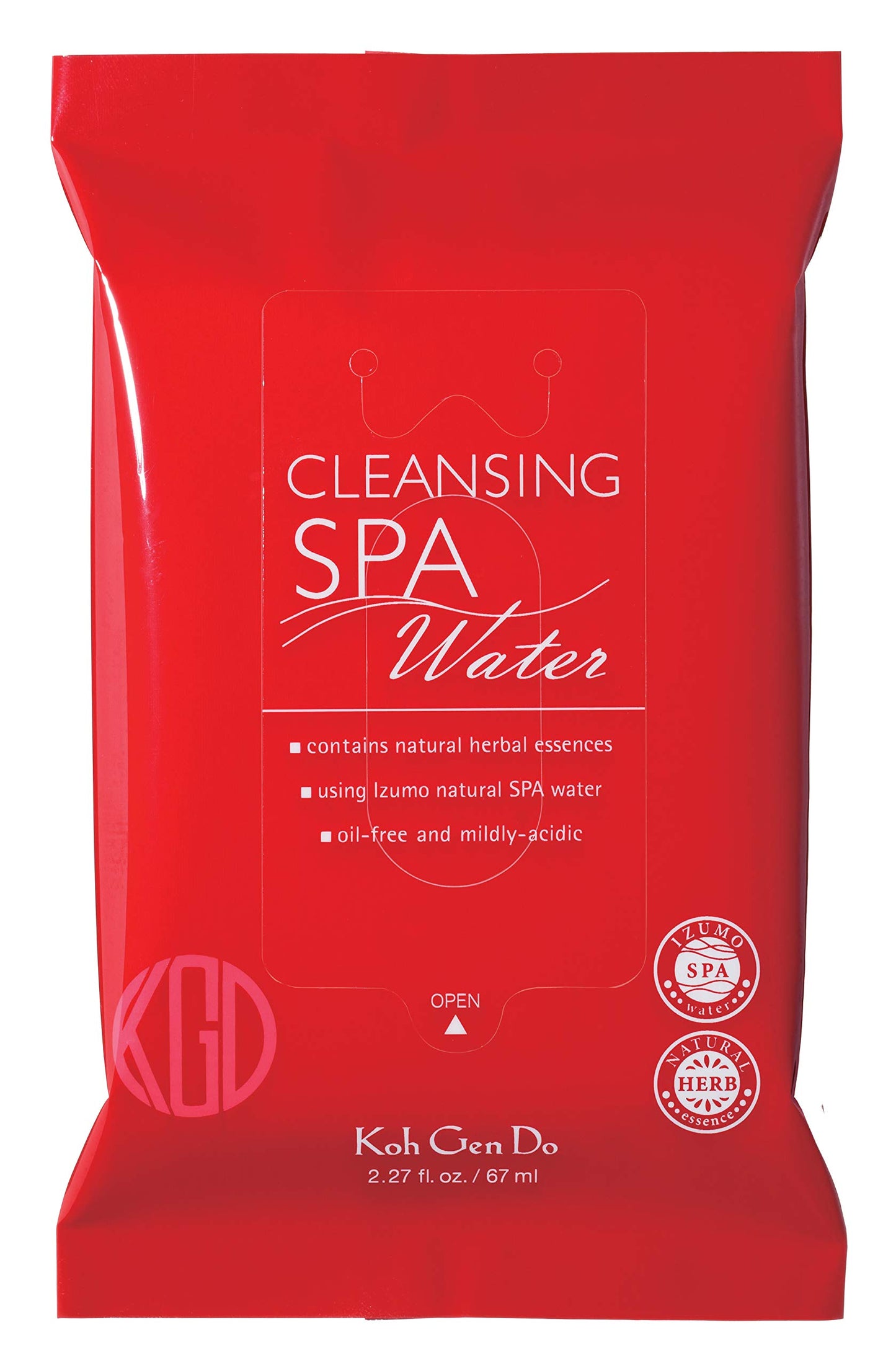 Koh Gen Do Spa Cleansing Water Cloth 1 Pack, 10 Cloths Per Pack