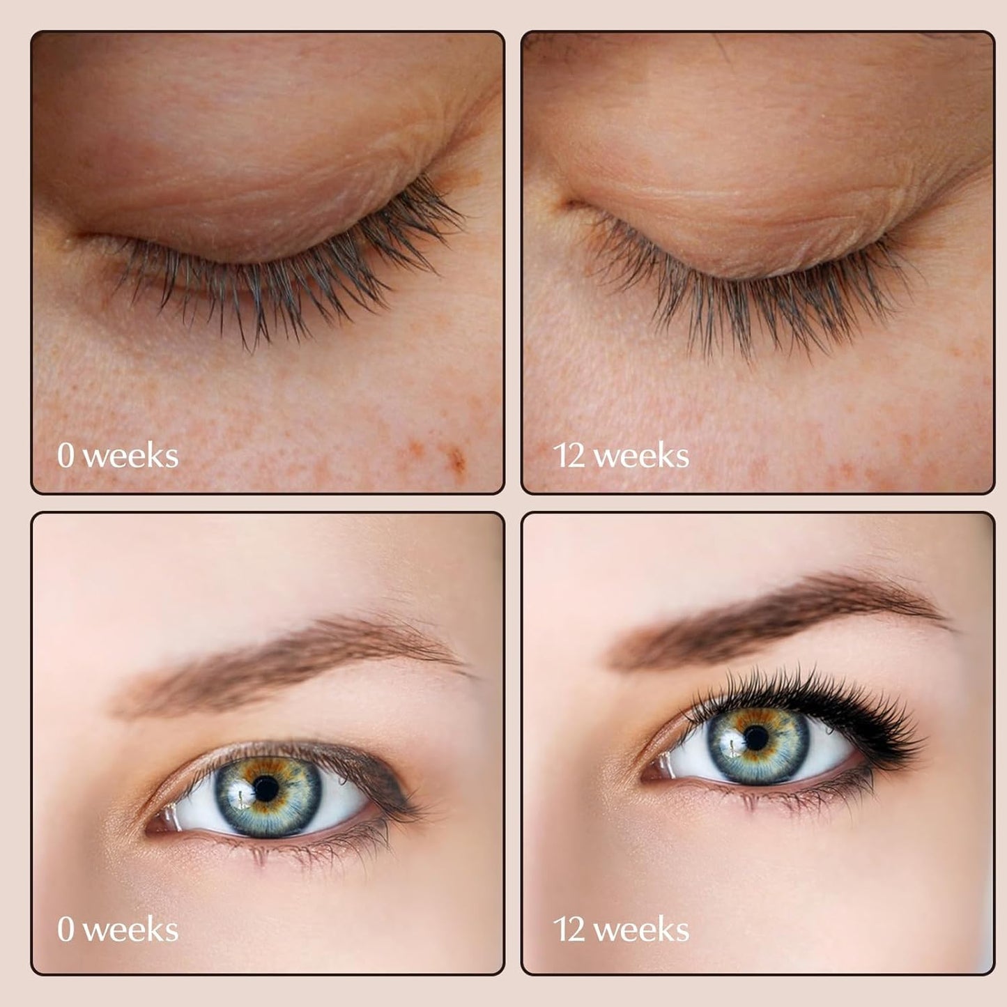 Lash Serum for Eyelash Growth - Advanced Eyelash Growth Serum for Longer, Thicker & Fuller Lashes - Nourishing Vegan Formula, Cruelty-Free for Sensitive Eyes (5ml)