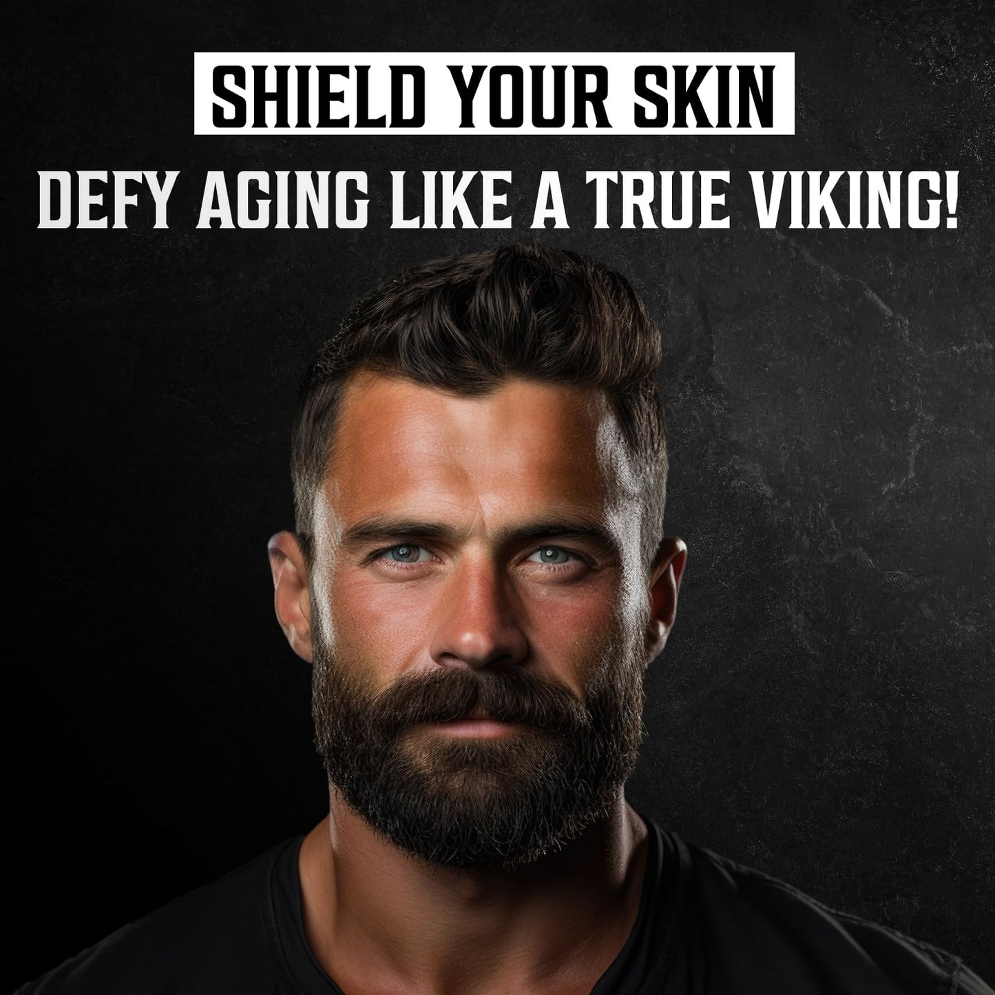 Viking Revolution Mens Anti Aging Face Cream - Mens Face Moisturizer for Men with Hyaluronic Acid, Aloe Vera, Vitamin E - Wrinkle Cream for Men with Vitamin B5, Green Tea (2 Fl Oz)