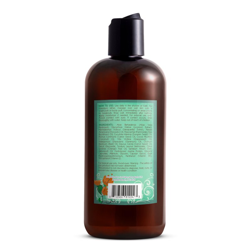 Just Nutritive Skin Calming Body Wash | Best Body Wash for Your Skin | Natural Body Wash 16 oz