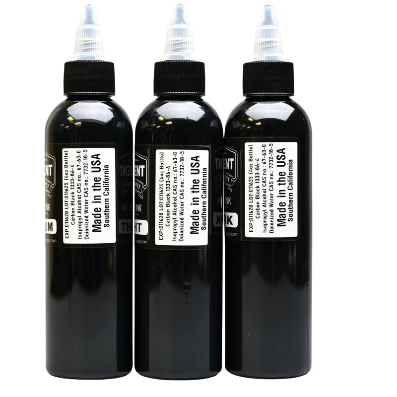 Element Tattoo Supply Greywash Tattoo Ink Set Professional Tattooing Supplies Light Medium and Dark Shades for Outlining Shading and Blending 4oz Bottles