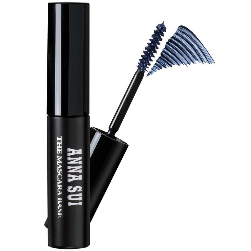 ANNA SUI Curl-Up Mascara Base - Long-Lasting Rich Navy Black - Easy to Wash Off | 0.21 fl oz