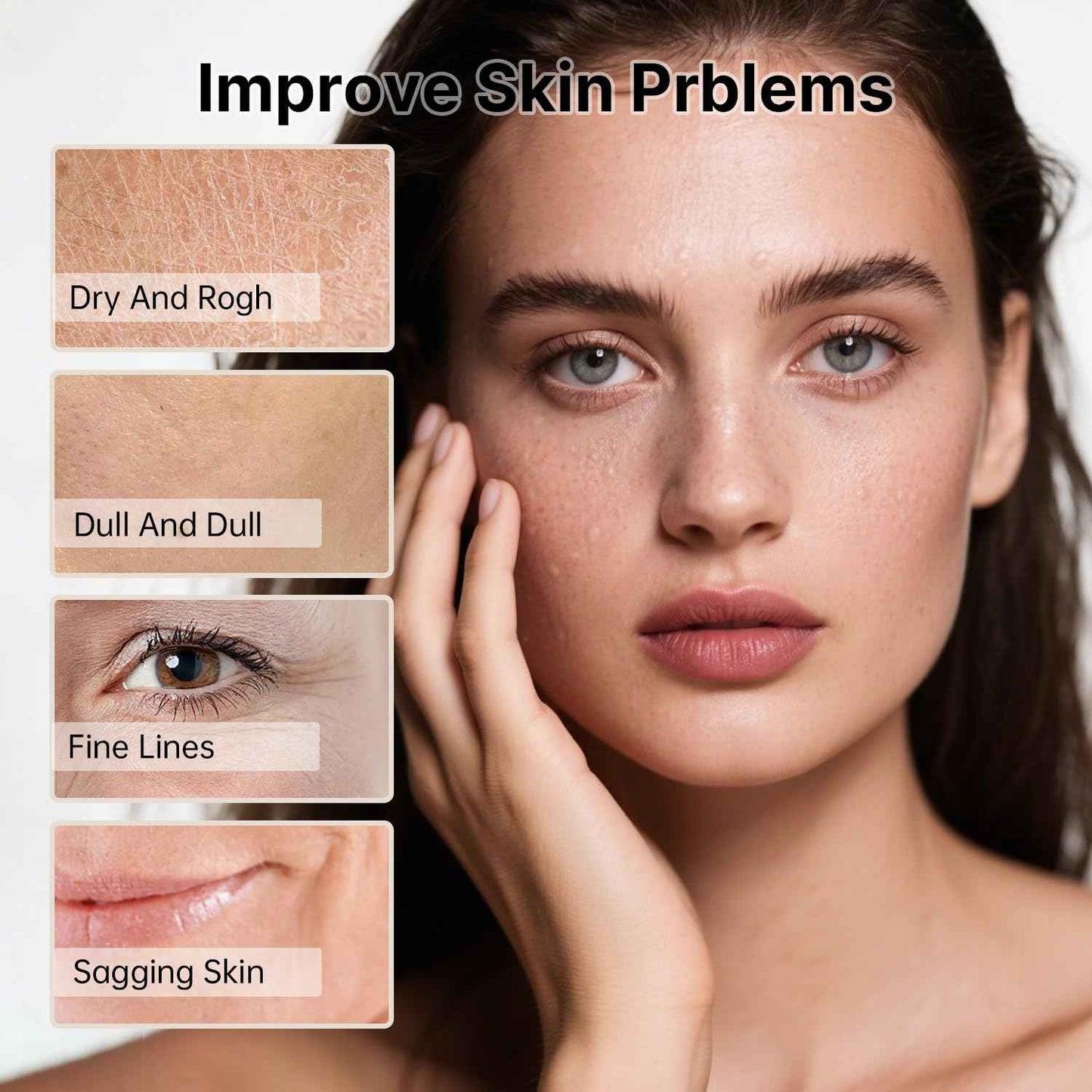 HEALOINE Deep Collagen Face Mask with Hyaluronic Acid, Overnight 500ppm High Concentration Hydrolyzed Collagen Mask, Firming Korean Face Mask for Women 30g*10ea