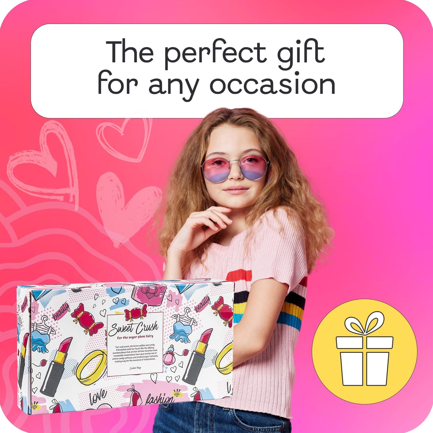 SCENTED THINGS Candy Girls Perfume Gift Set – Fruity Body Spray Childrens Perfumes for Tween & Teen Girls, 3 Candy-Shaped Bottles, Gift-Ready Fashion Collection for Kids & Teens