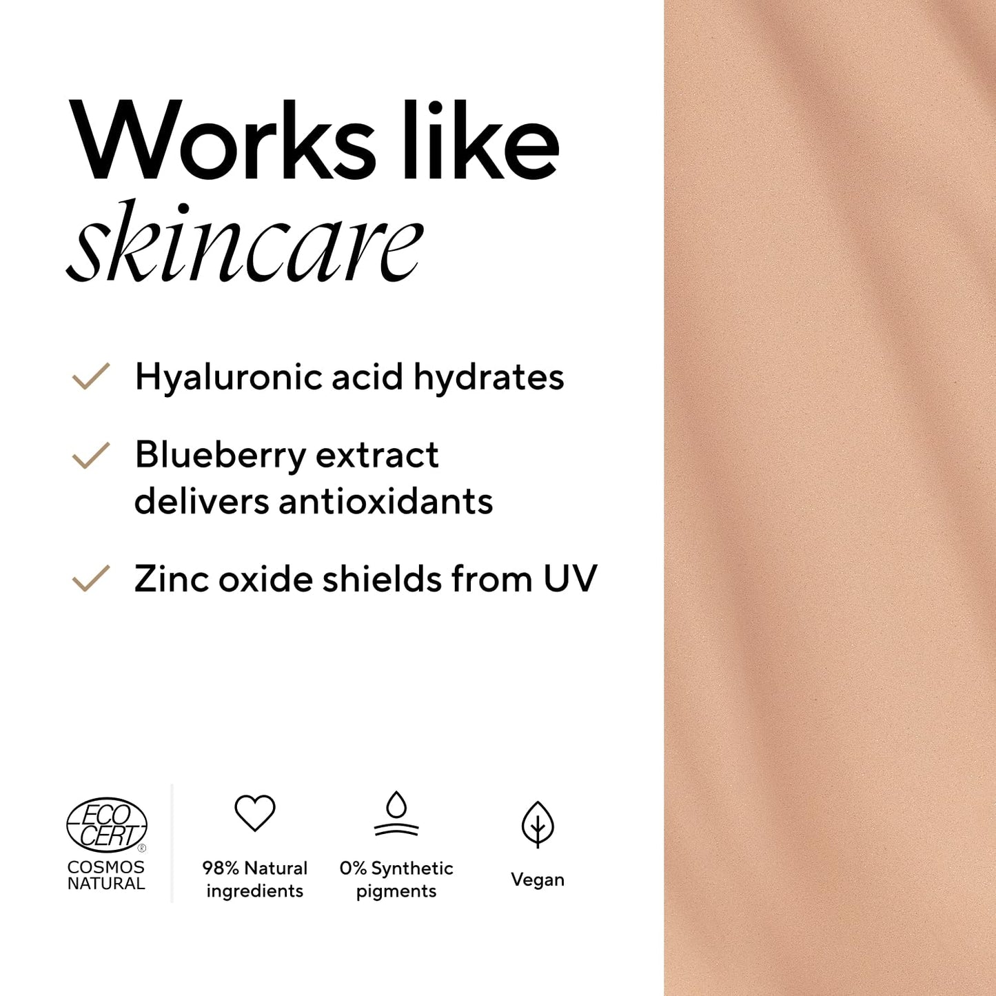 MÁDARA Skin Equal Soft Glow Mineral Foundation SPF15 Shade Rose Ivory 30, Liquid Foundation with Hyaluronic Acid for Mature Skin, Medium Coverage, Dewy Finish, Vegan, COSMOS Natural Certified 30 ml