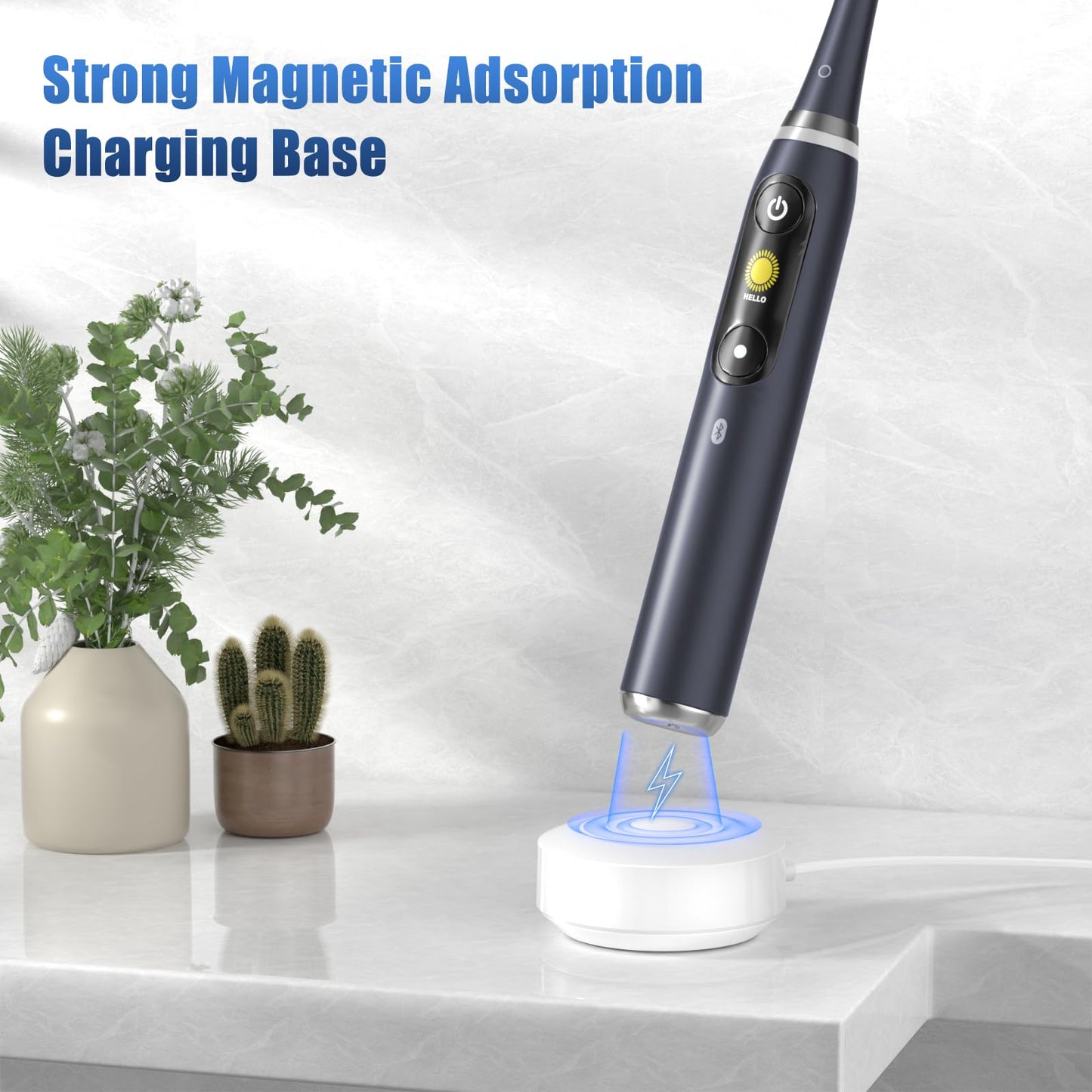 Charger Base Compatible with Braun Oral B iO Series7, 8, 9 Electric Toothbrush, Replacement 3768 Magnetic Power Supply Charging Cord