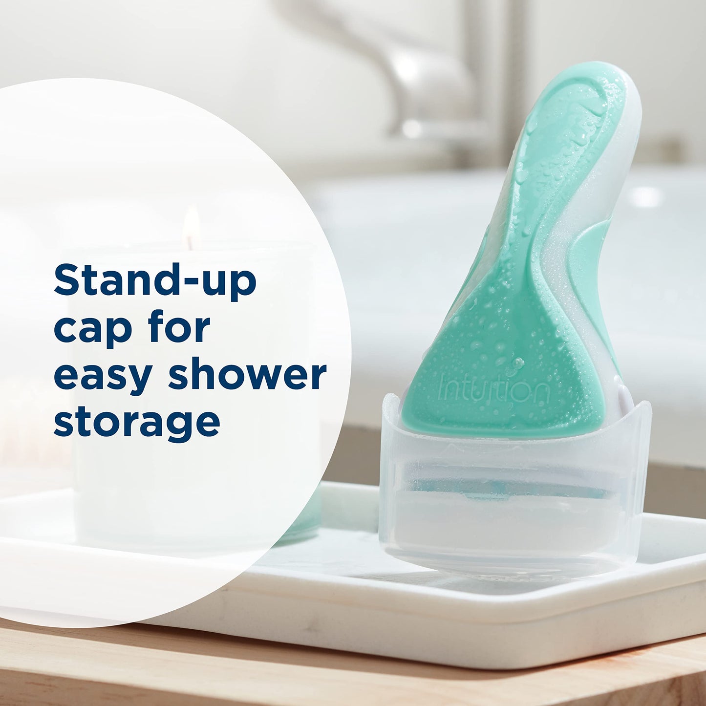 Schick Intuition Razors for Women with Sensitive Skin | 1 Razor & 2 Intuition Razor Blades Refill with Organic Aloe (Pack of 2)