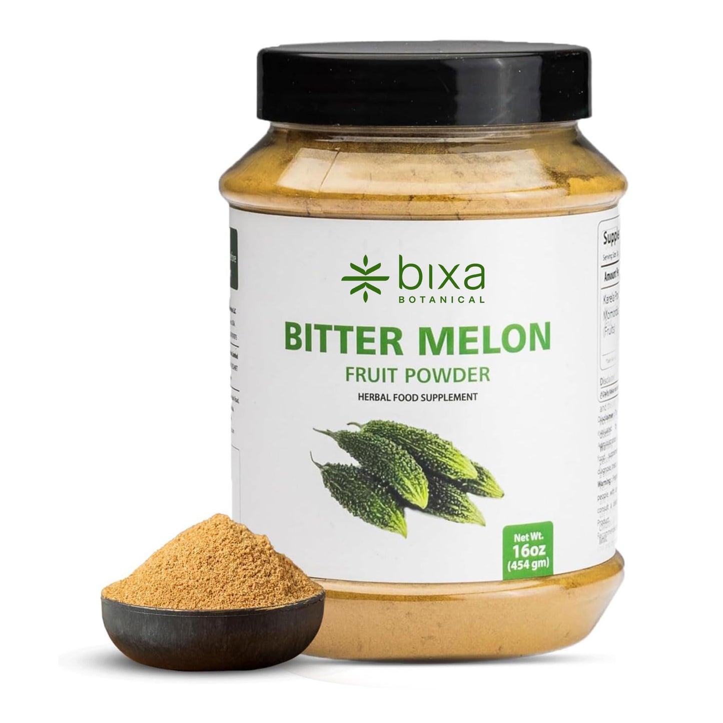 bixa BOTANICAL | Bitter Melon Powder | 1 Pound (16 Oz/ 454 GRM)