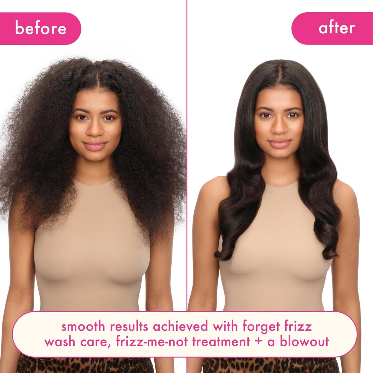 Amika Frizz-Me-Not Hydrating Anti-Frizz Treatment - Lightweight Spray for Medium to Thick Hair, Humidity & Heat Protection | Smooth Frizz for Up to 3 Days