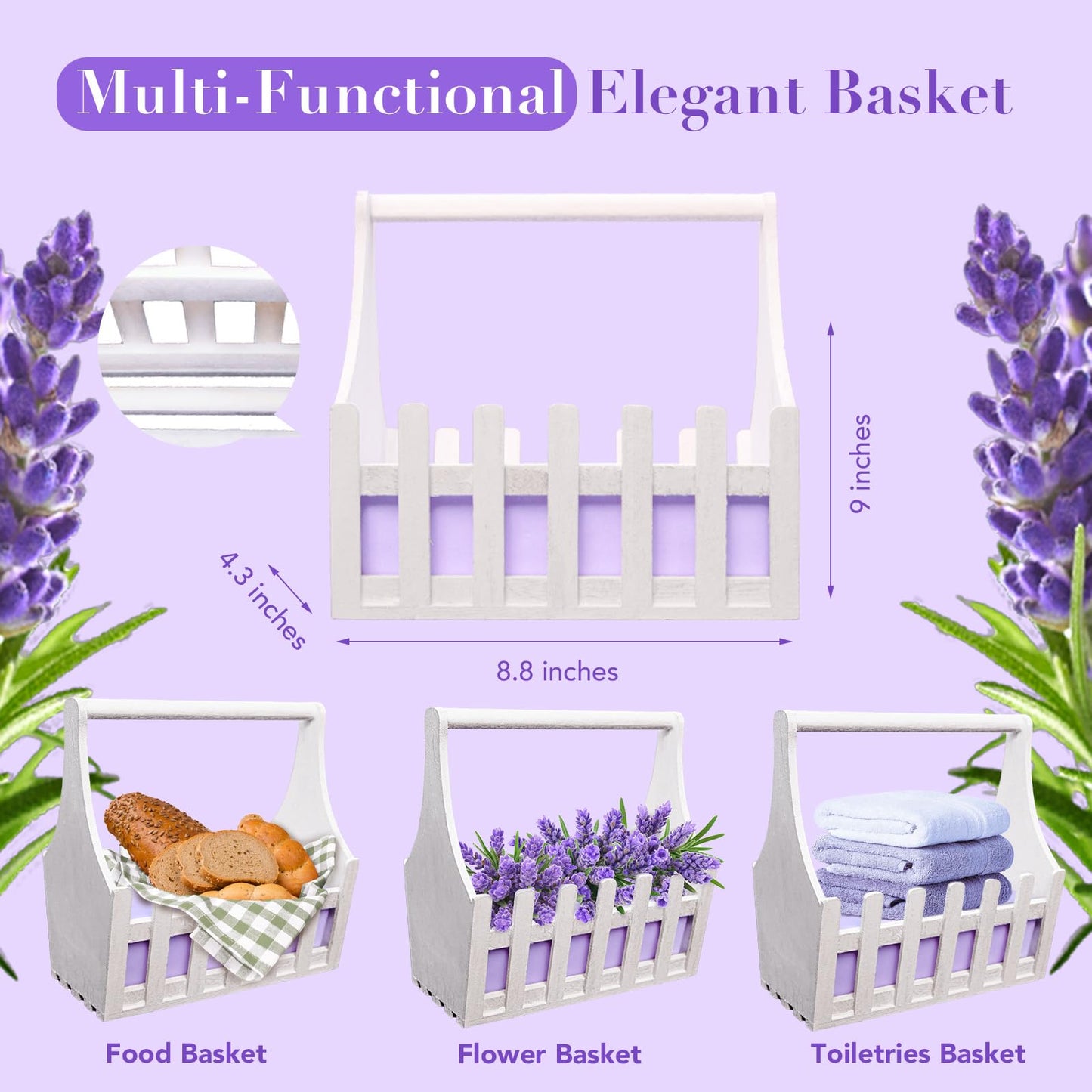 Gift Baskets for Women, Lavender Gift Sets for Women Self Care Spa Gift Basket Includes Body Lotion, Shower Gel, Bubble Bath, Relaxing Gifts For Her, Mom, Sister, Birthday & Christmas Gifts