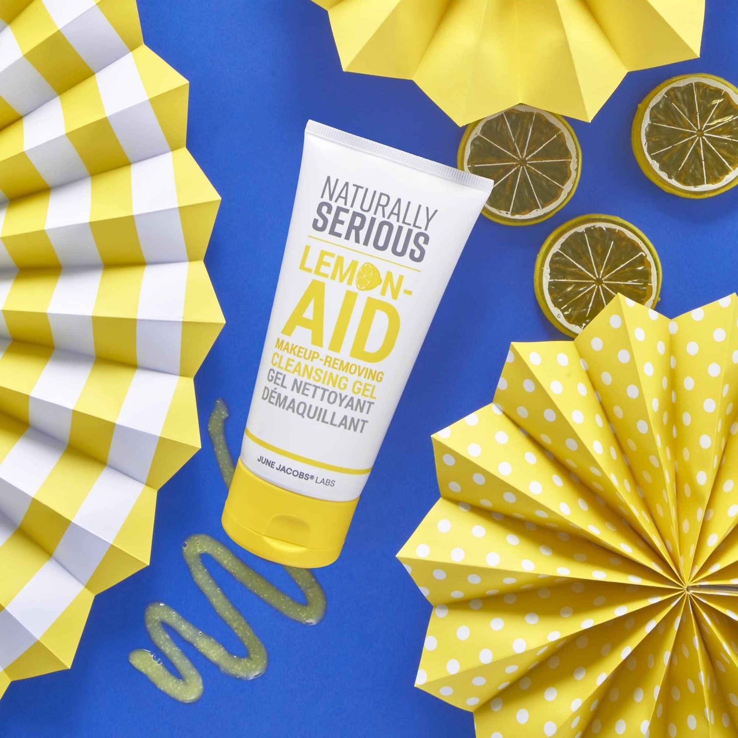 Naturally Serious | Lemon-Aid Makeup-Removing Cleansing Gel, Vitamin C Cleanser, Makeup-Removing Cleanser, Gel Cleanser For Oily Skin, Vegan Skincare, Cruelty-Free Skincare