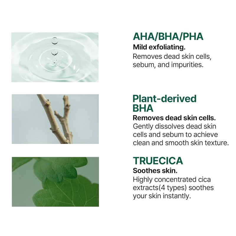 SOME BY MI AHA BHA PHA Miracle Toner & Truecica Clear Pads - 30 Days Clear Skin Solution