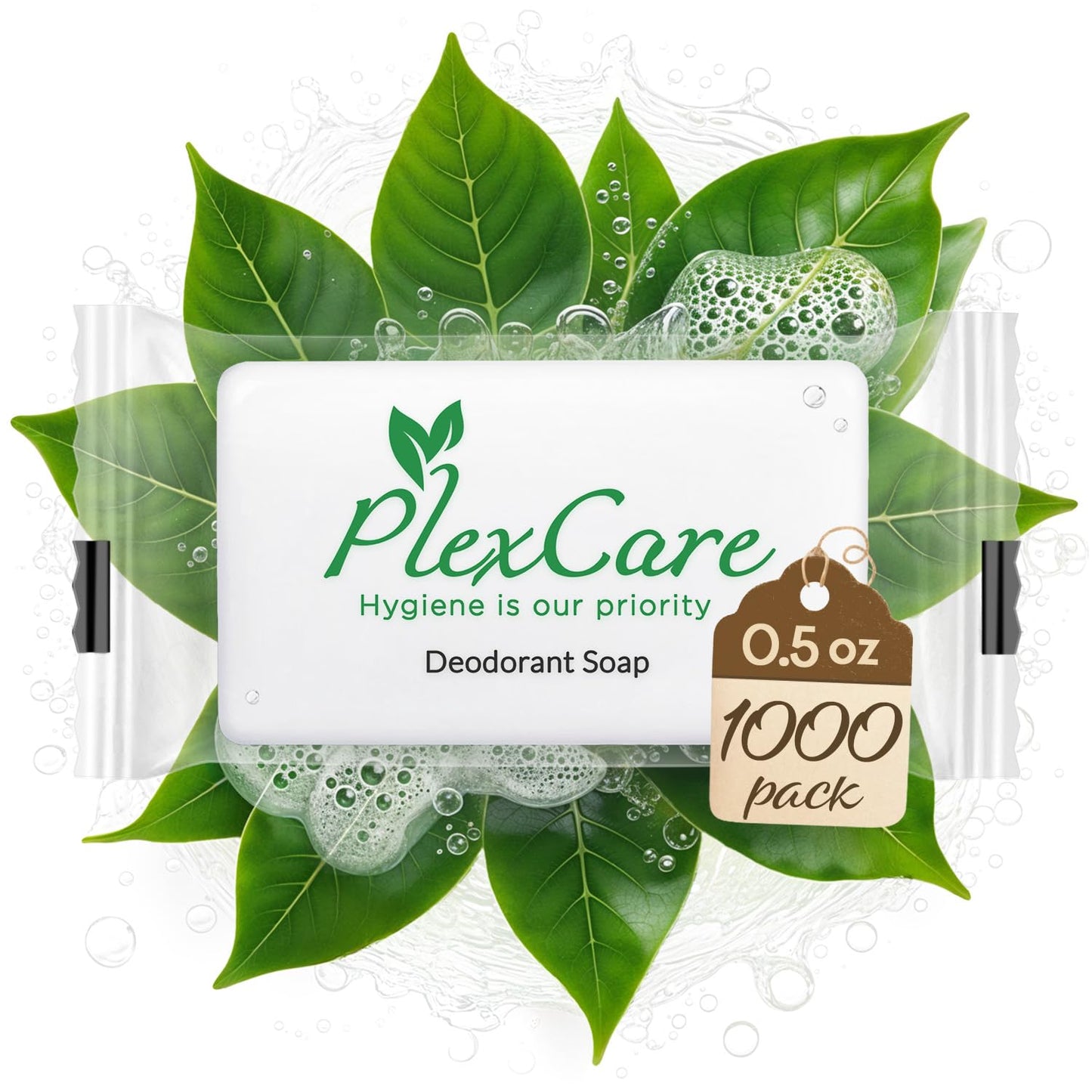 Pleasant Scent Bar Soap - 0.5 oz Travel Size | 1000 Pack Individually Wrapped Amenities for Hotels