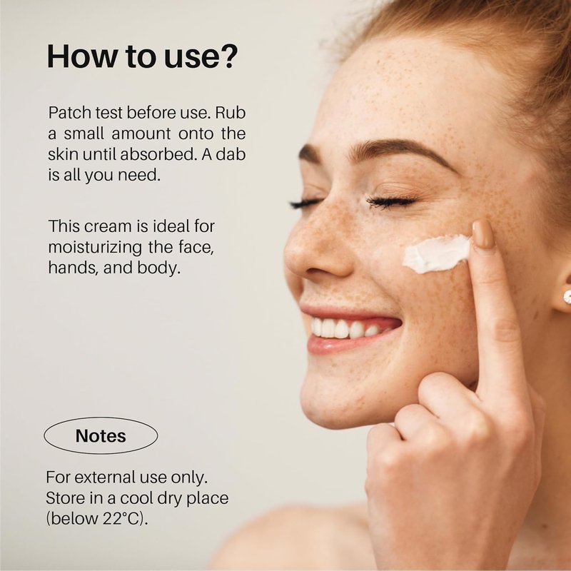 Organic Tallow Cream - Natural Unscented Face & Body Moisturizer with Manuka Honey | 60 ml (2 oz)