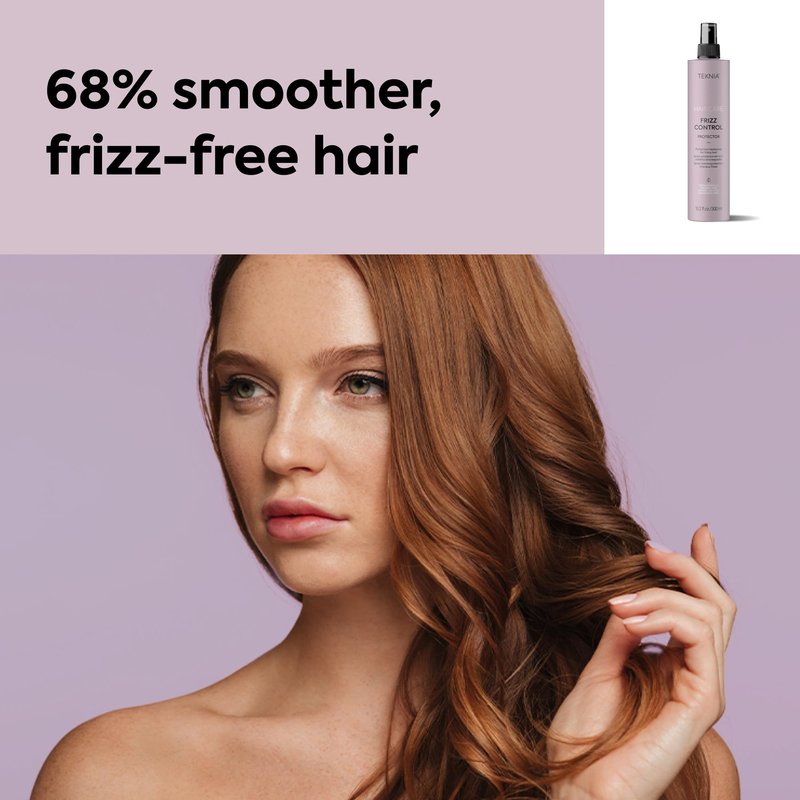 Lakmé Teknia Frizz Control Protector, Anti Frizz Heat Protection Spray for Frizzy or Curly Hair, Heat Protectant Spray, 10.2 Fl Oz