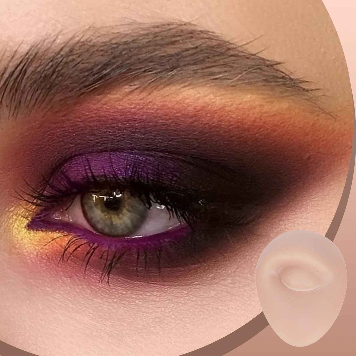 7Pcs Soft Silicone Flexible Model Body Part Displays Set, Body Piercing Practice Model Simulation Ear Eye Nose Mouth Tongue and Belly Button Model for Novice Piercer (Medium Fleshcolor)