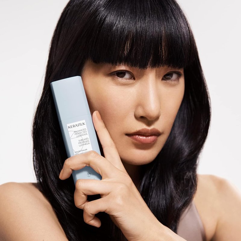 KERASILK Color Sealer - Long-Lasting Color Protection & Moisturizing Treatment for Color Treated Hair | 75ml