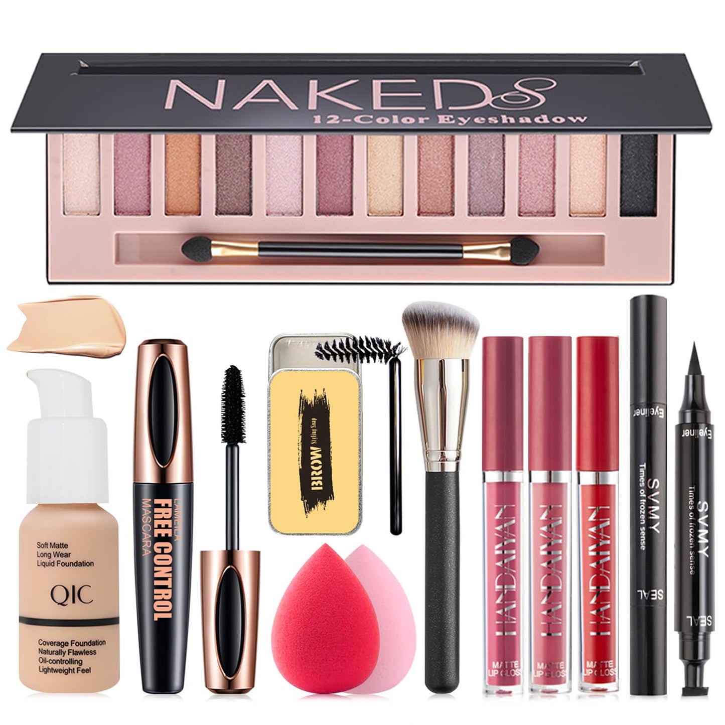 All-in-One Makeup Kit for Women | Complete Travel Set with Eyeshadow, Foundation, Lipstick & More - Perfect for Daily Use & Gifting