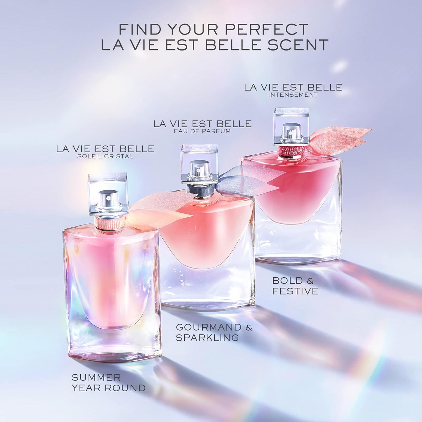 Lancôme La Vie Est Belle Eau de Parfum Set - Long-Lasting Women's Fragrance with Iris, Patchouli, Vanilla | 1.7 Fl Oz & 0.34 Fl Oz