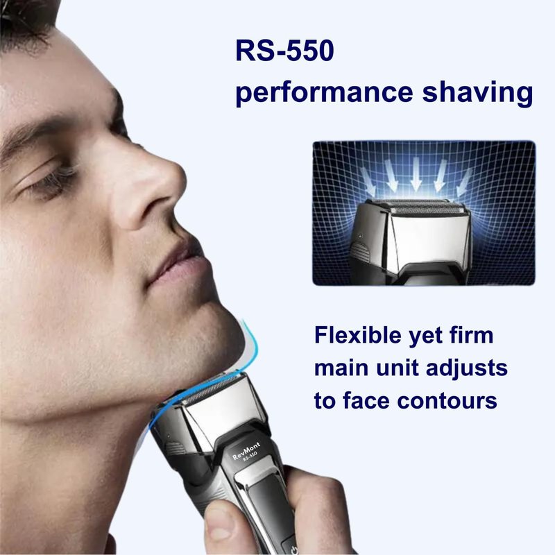 RS-550 Electric Razor for Men - Waterproof Foil Shaver for Wet or Dry Use | Beard & Sideburn Trimmer